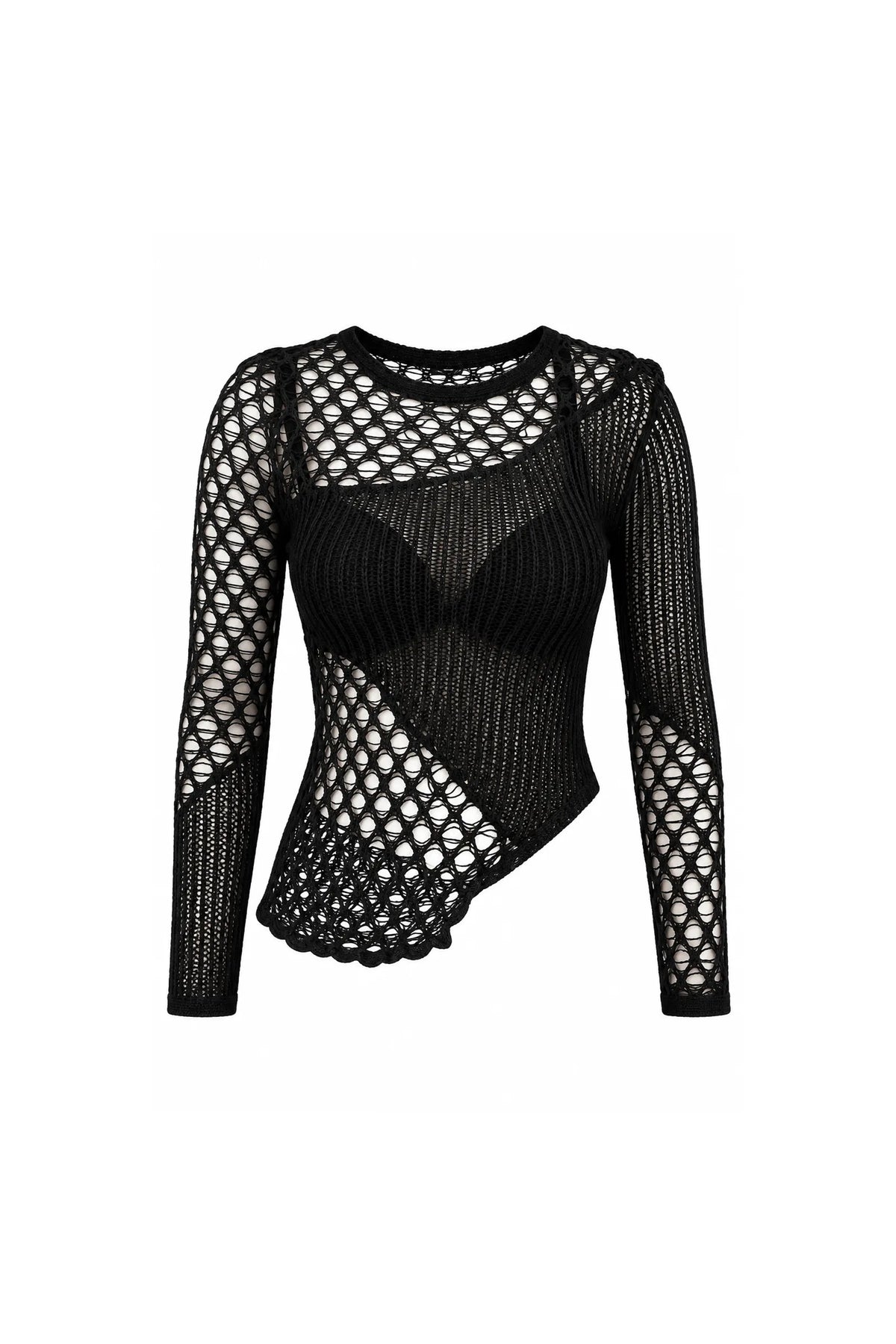 Bluze fishnet jumper