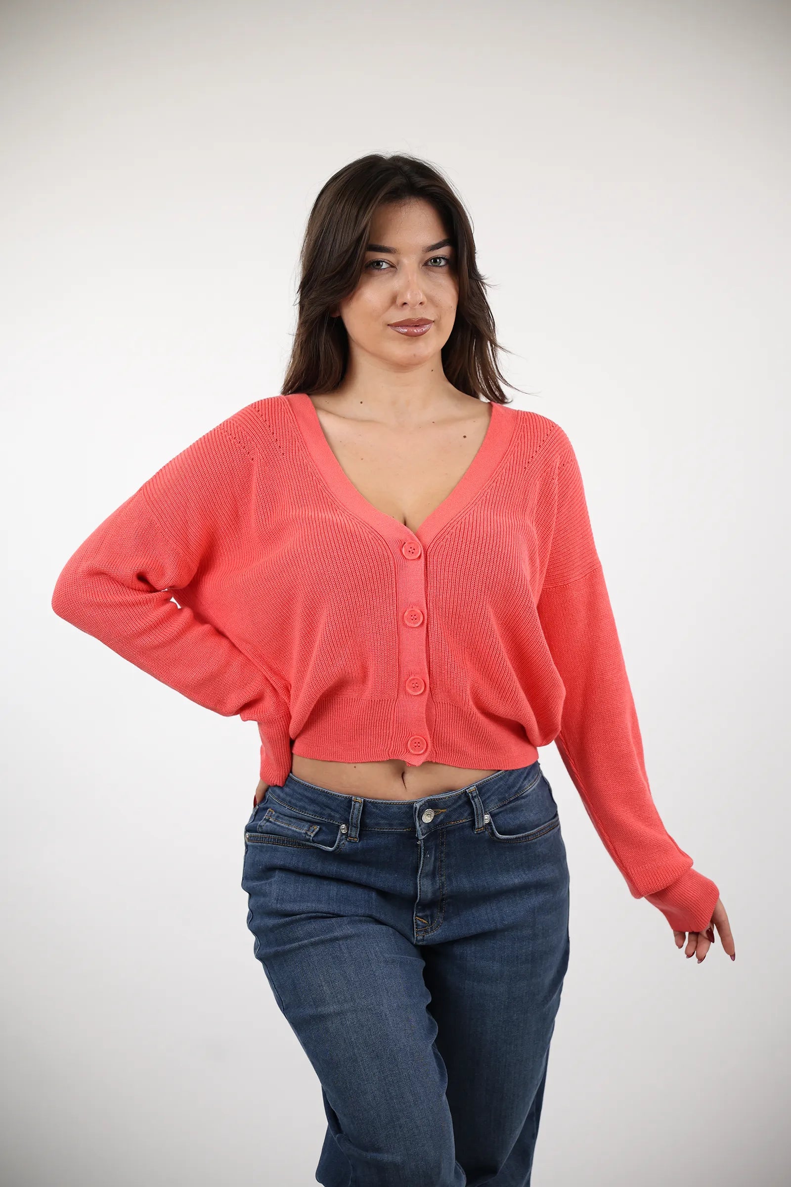 XHEMPER Soft Knit V-Neck