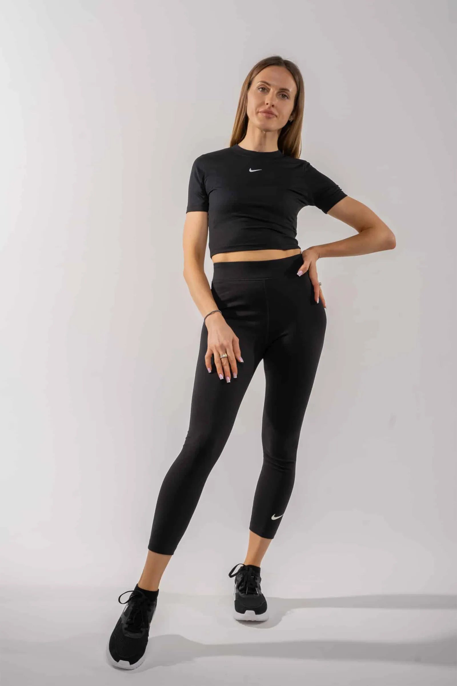 hellanke Nike Sportswear Classic 7/8 Women's Black Casual Style Tights DV7789-010