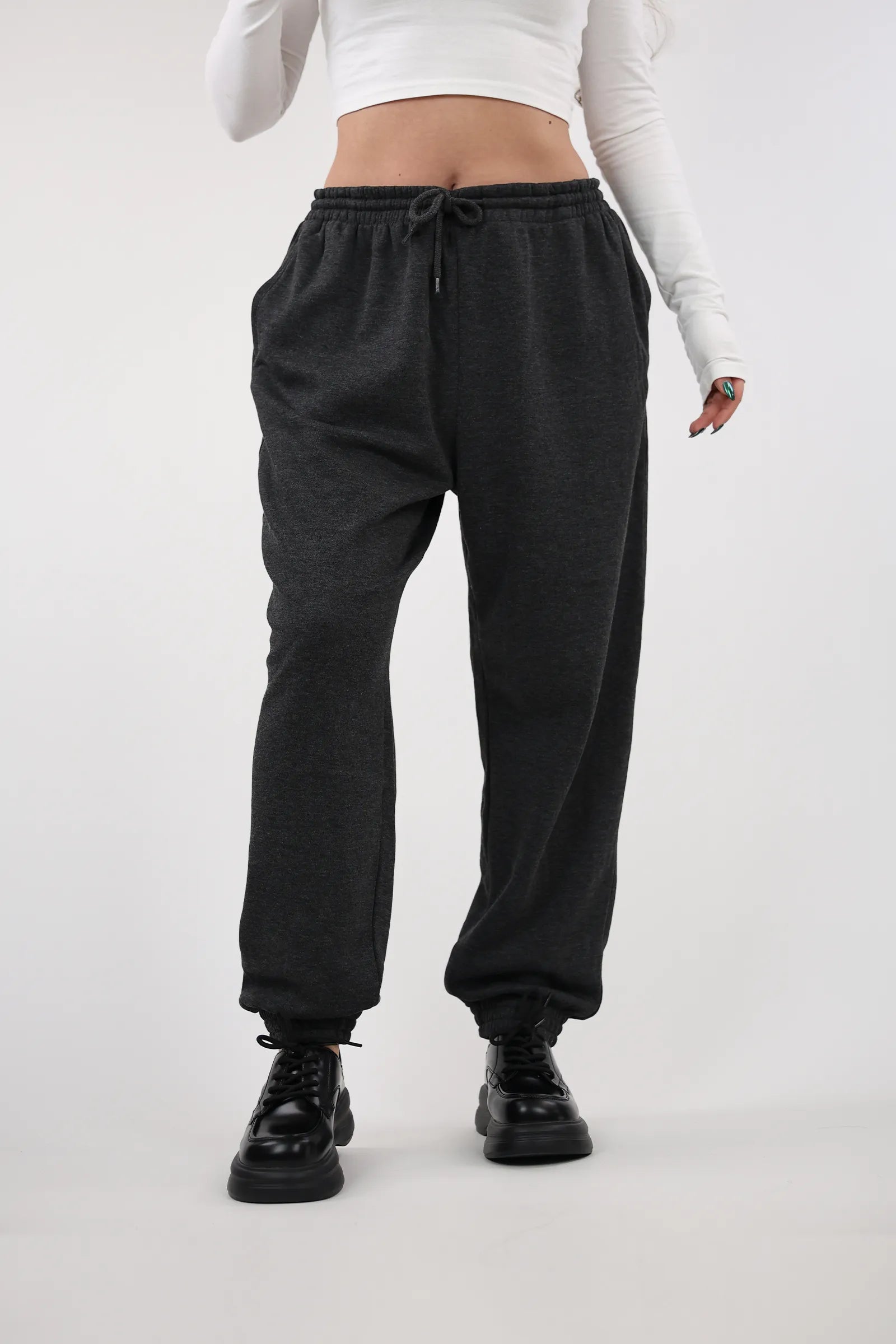 TRENERKA elastic waist fleece
