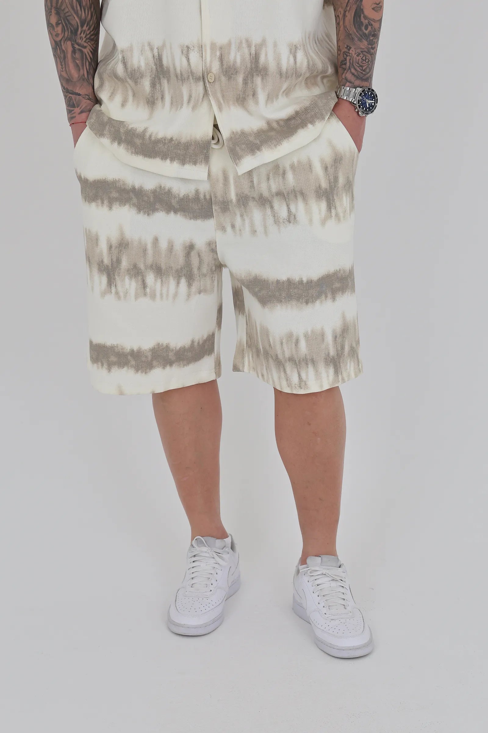 Pantallona relaxed fit printed