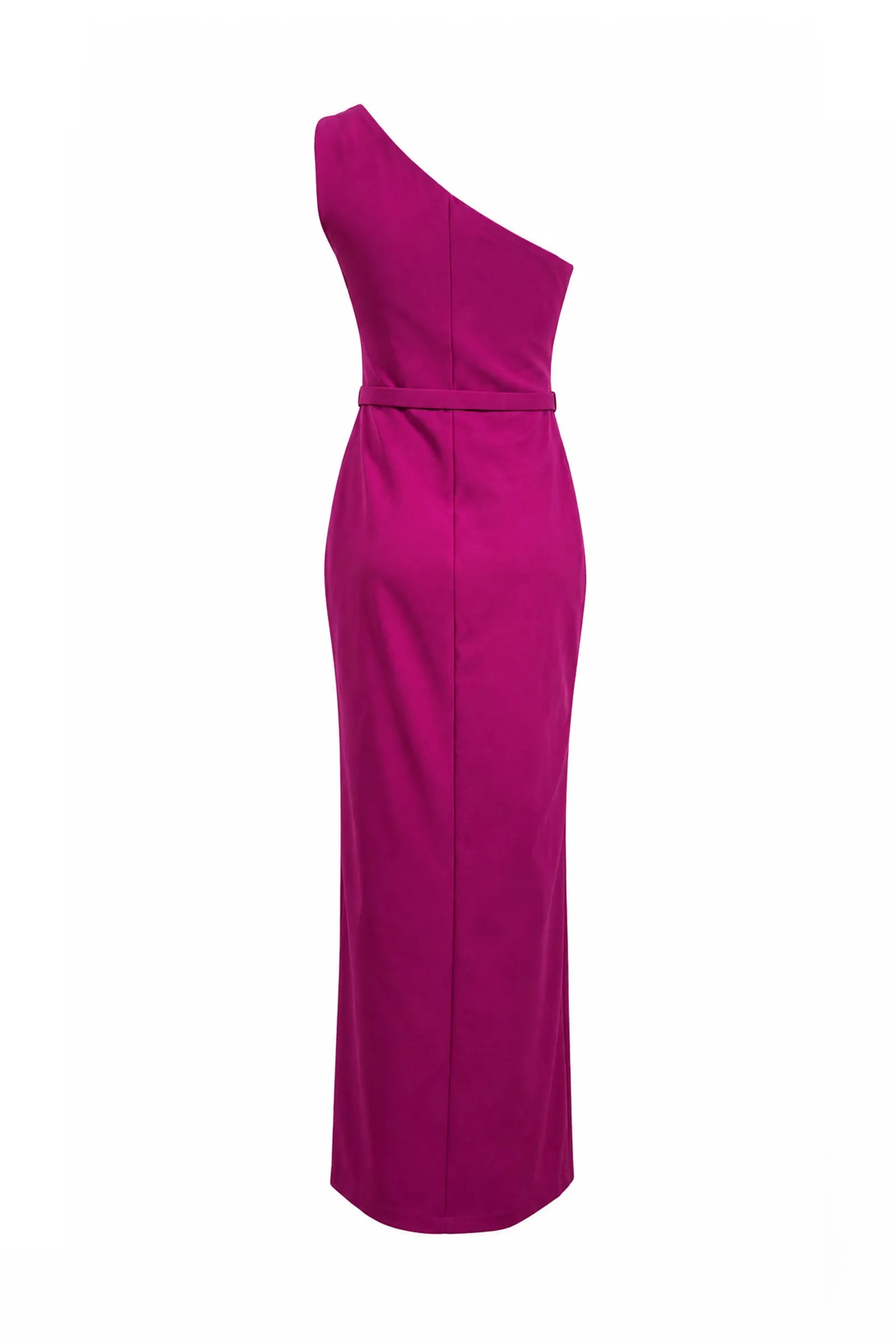 Fustan fuchsia volane