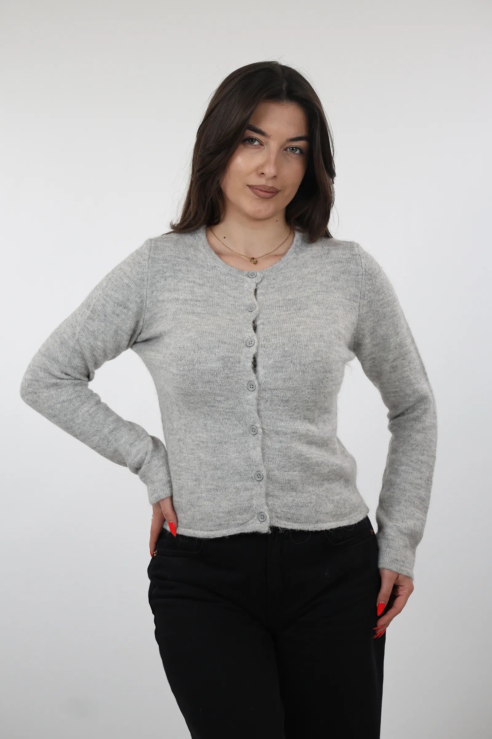XHEMPER Button Cardigan