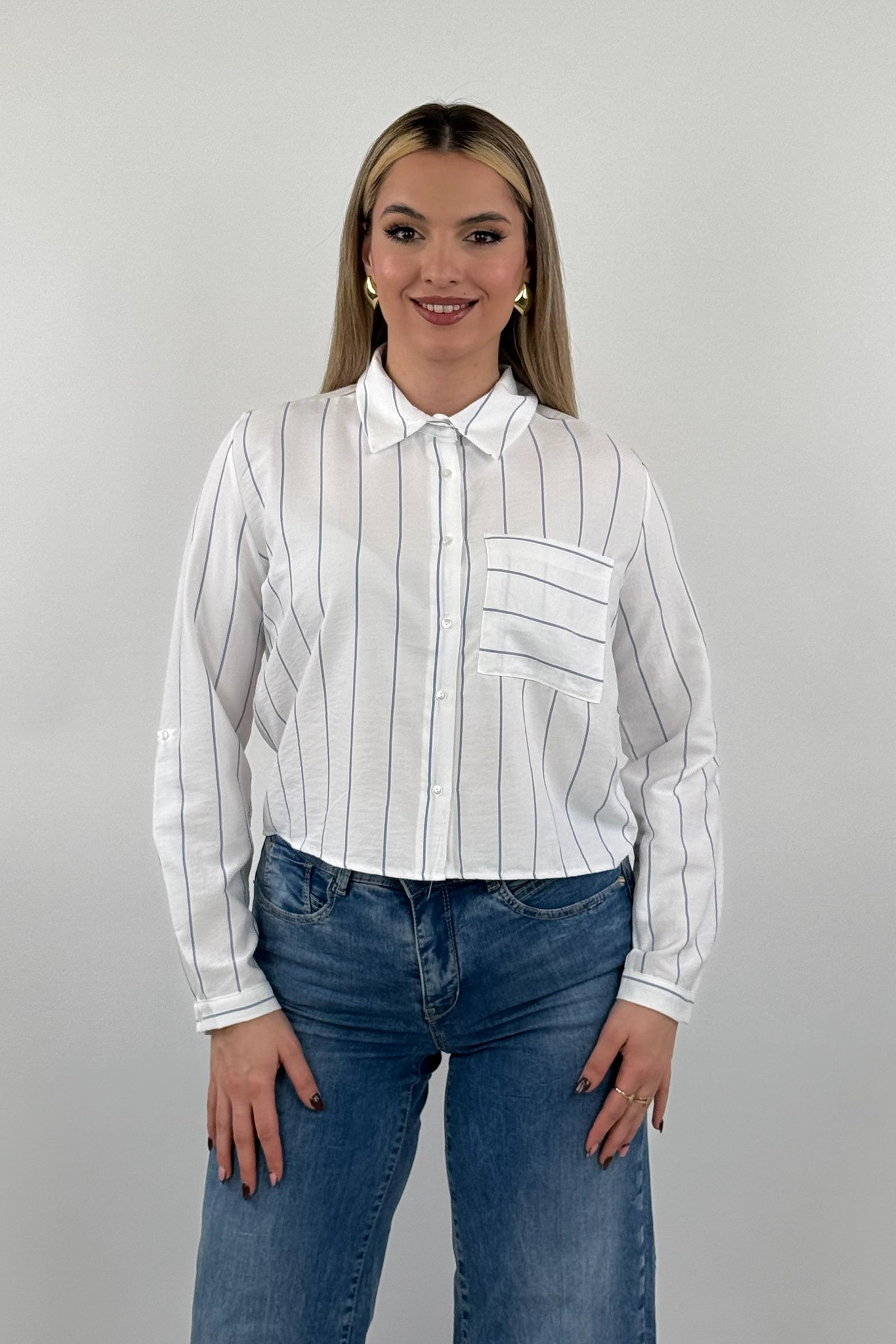 Kemishe Striped Long Sleeve