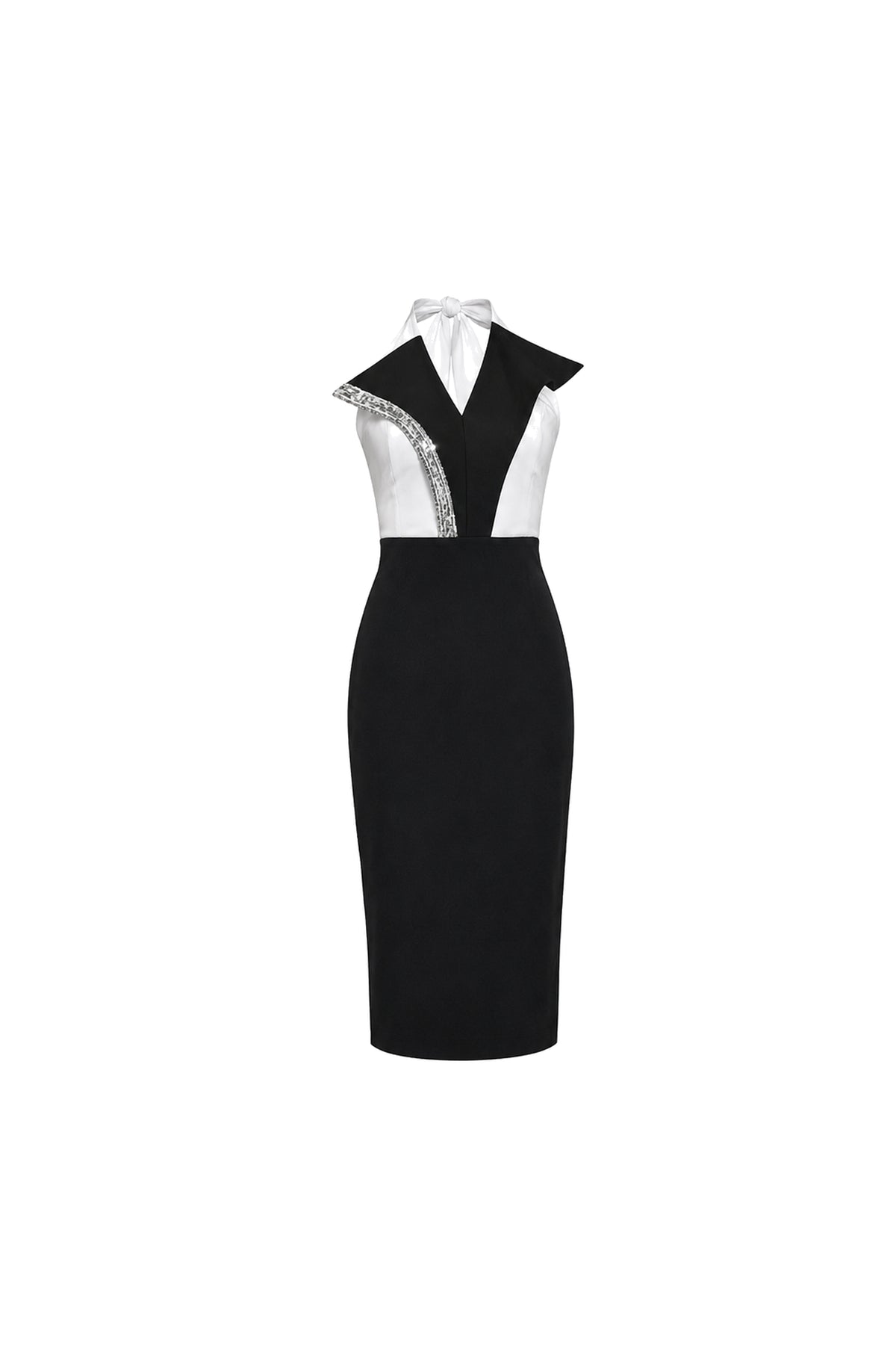 Fustan black and white