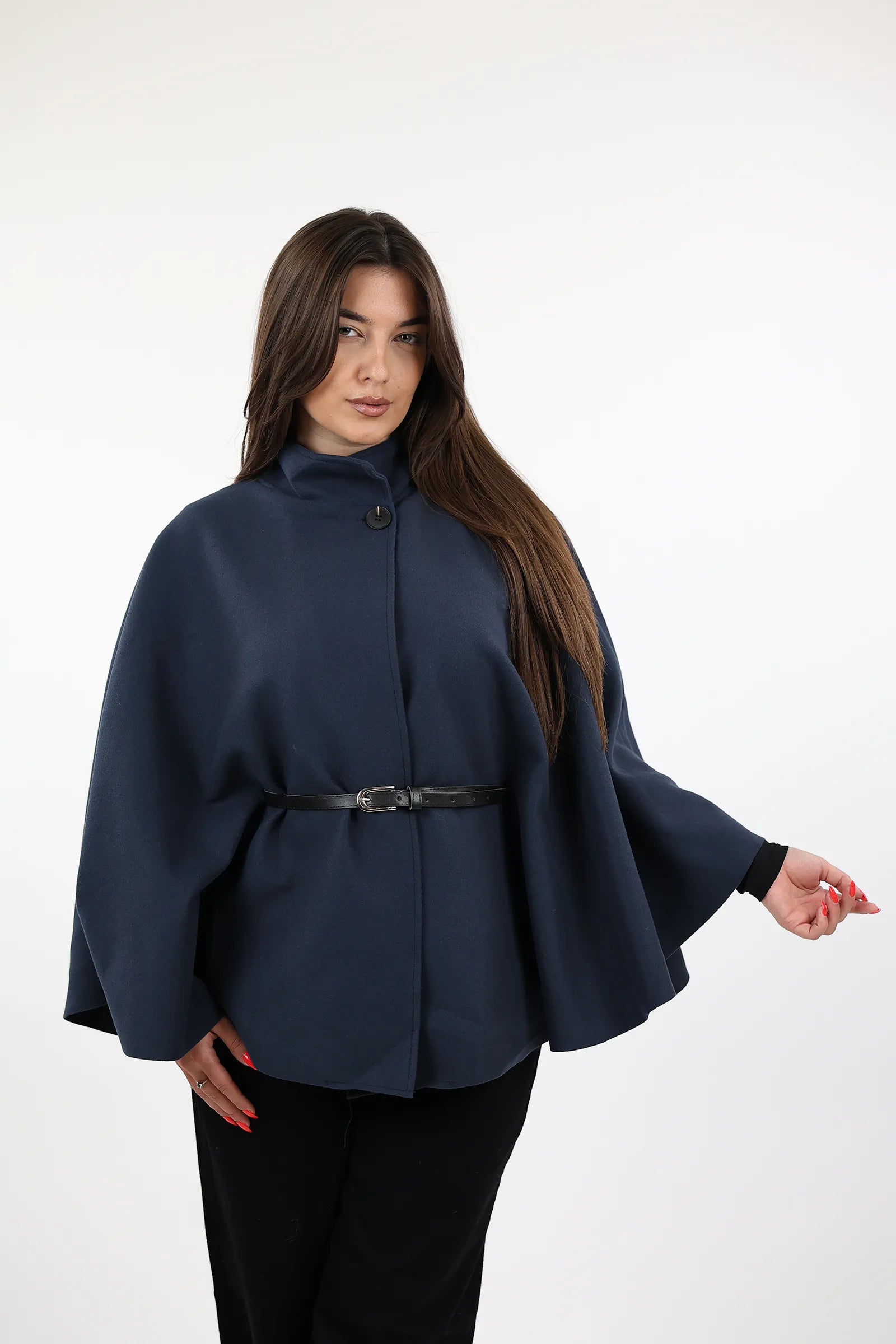 PALLTO BELTED PONCHO