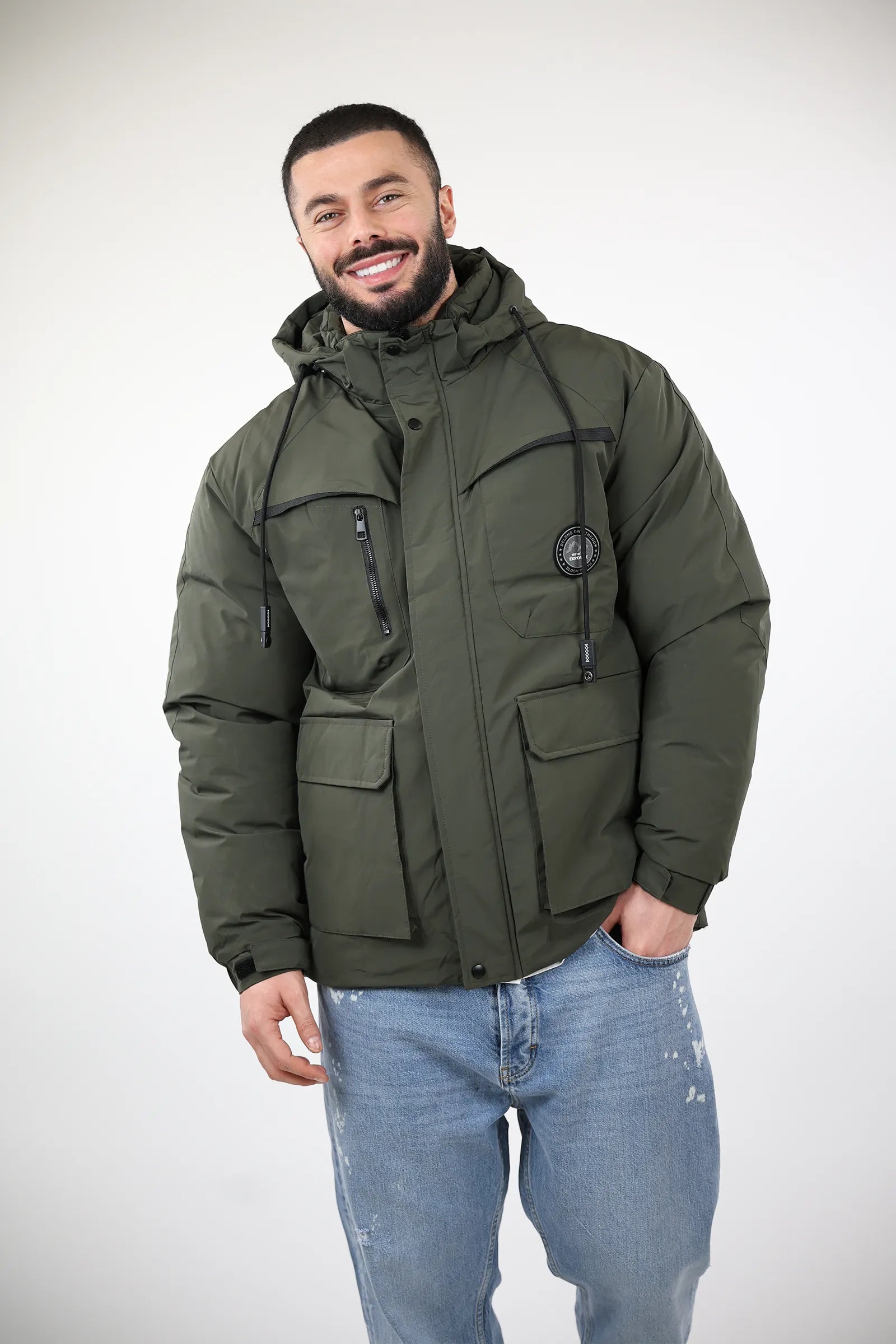 JAKNE Hooded Puffer Jacket
