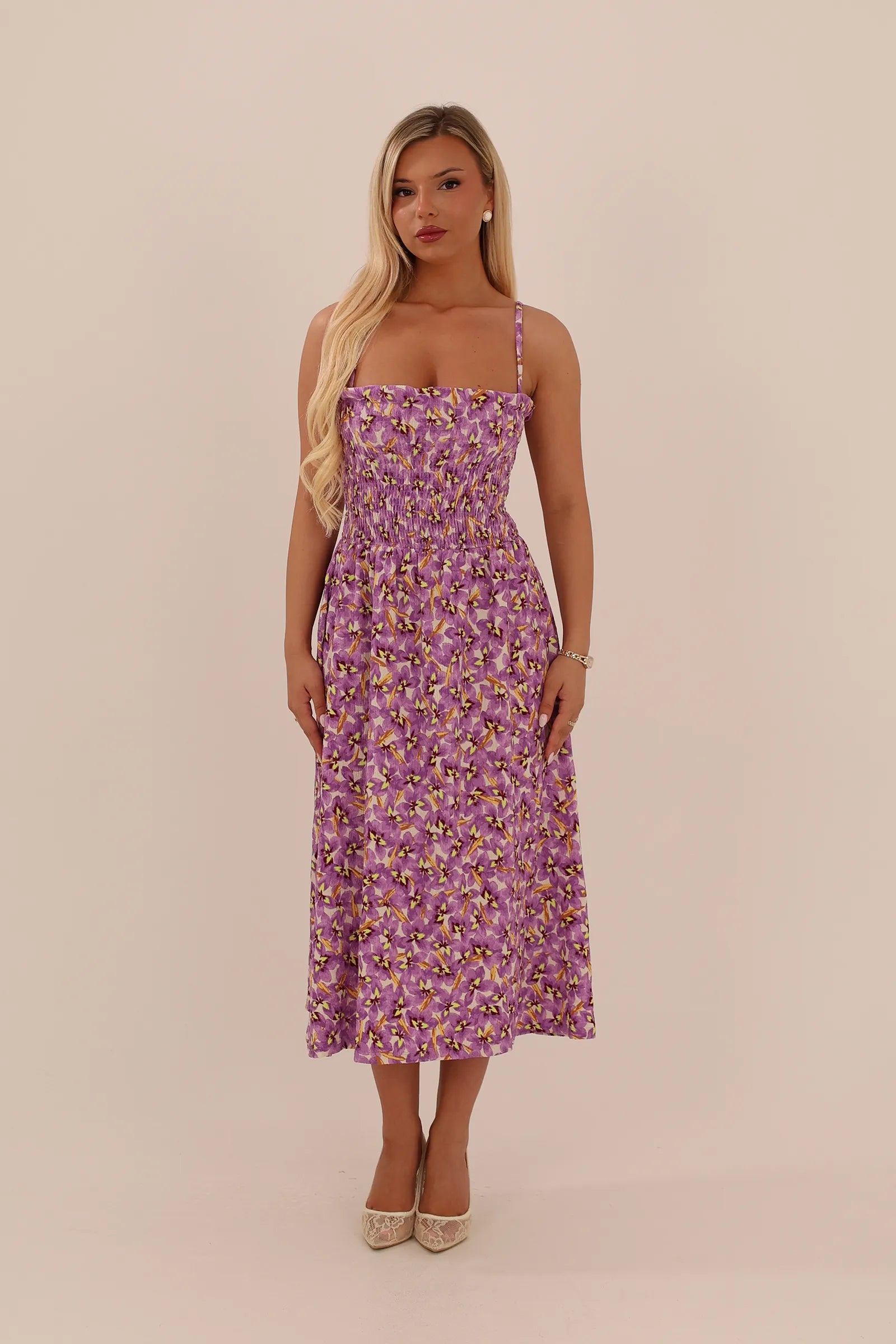 Futan purple floral