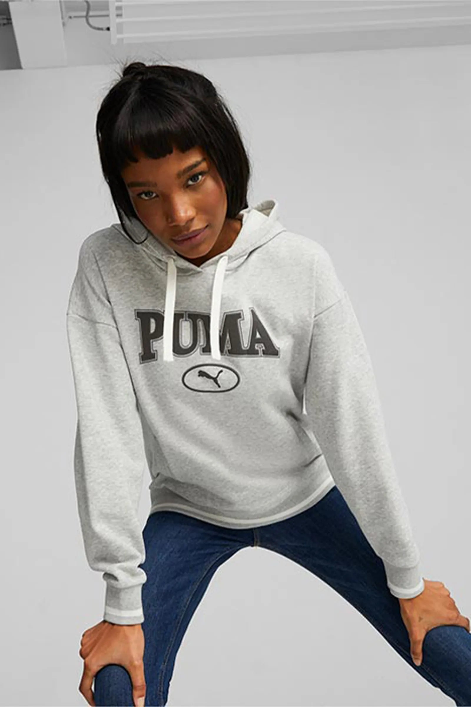 DUKS Puma Logo Detail Long Sleeves Hoodie