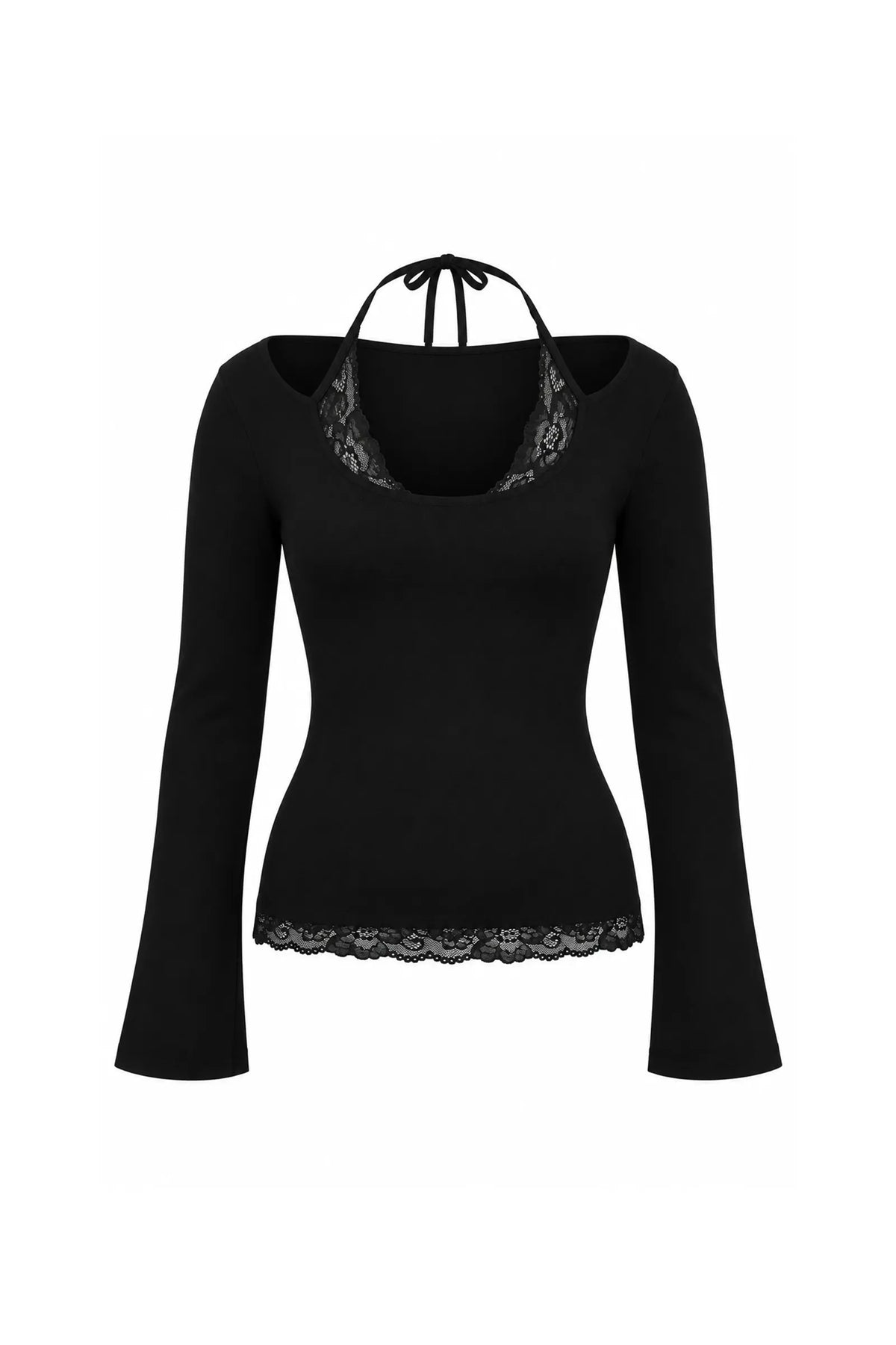 Bluze scoop neckline