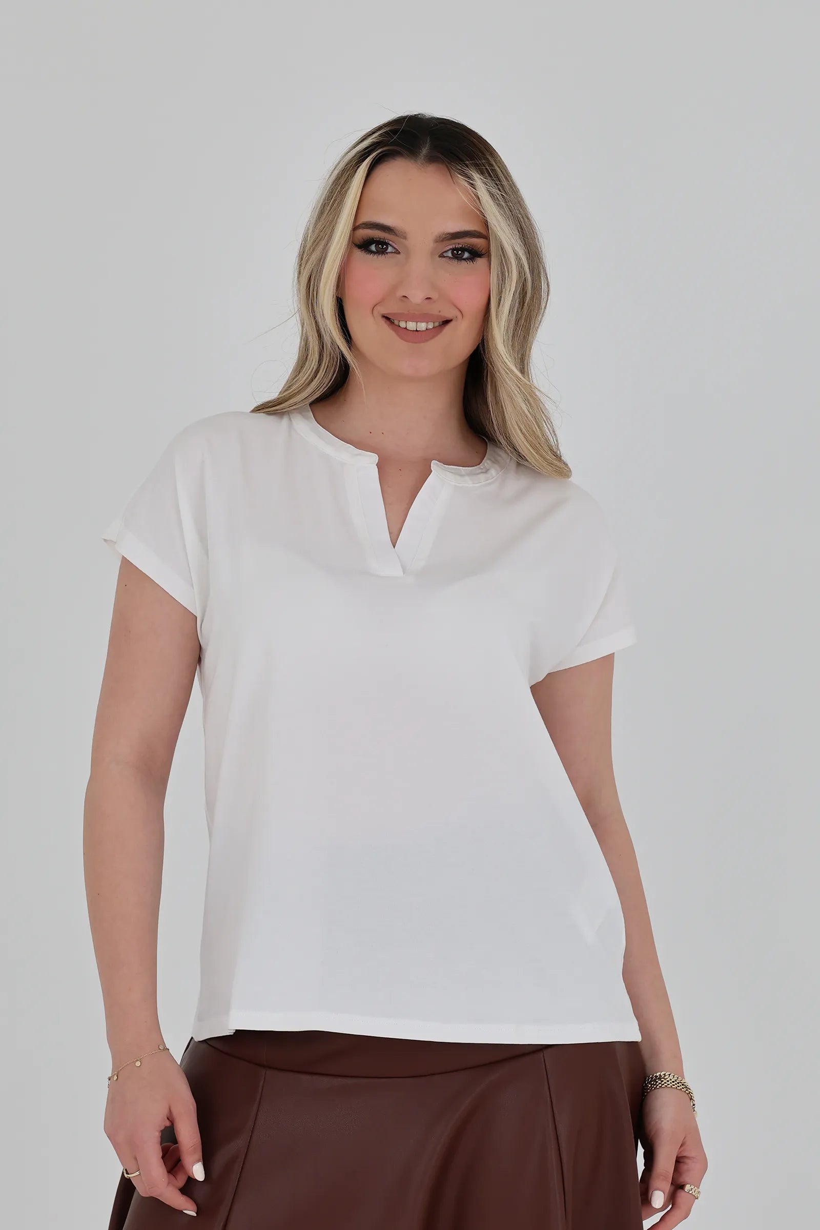 Maice split neck