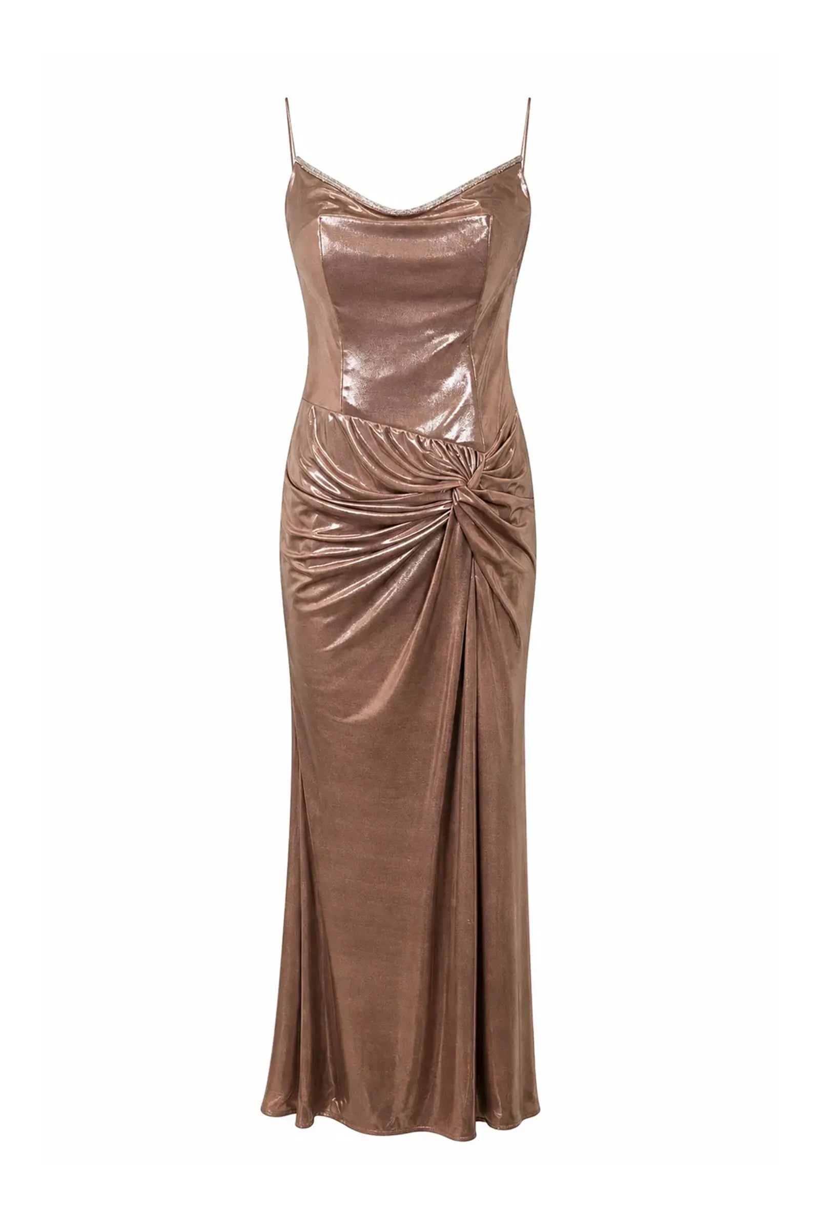 Fustan metallic
