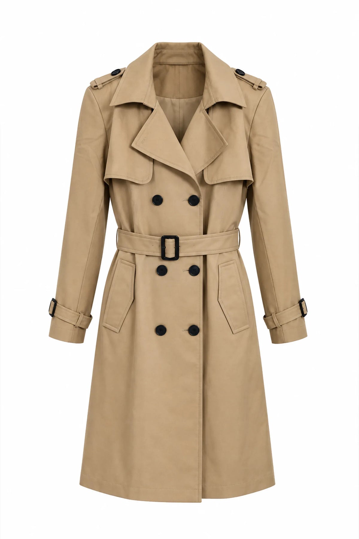 Mantil midi trench