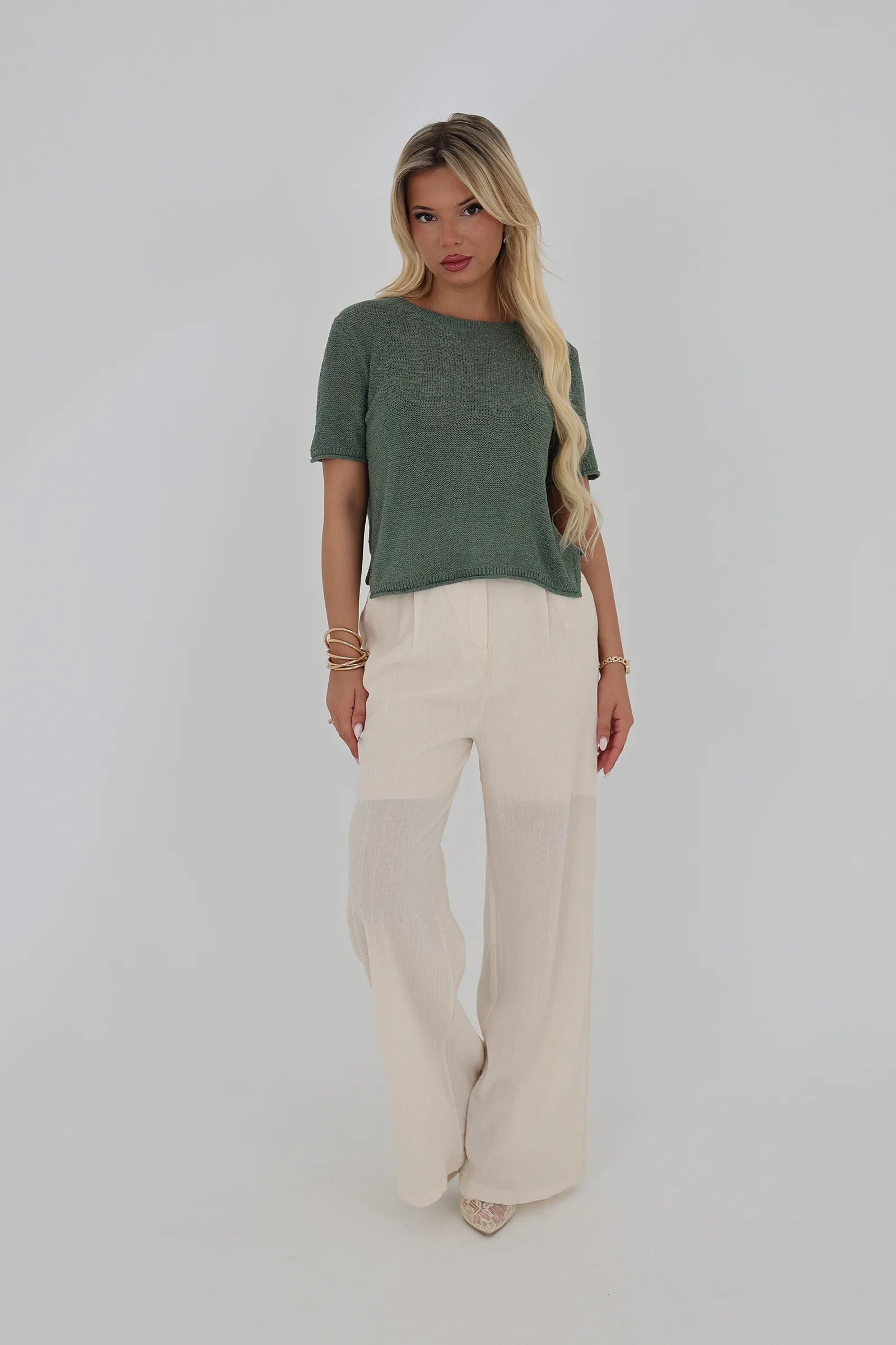 Maice open knit
