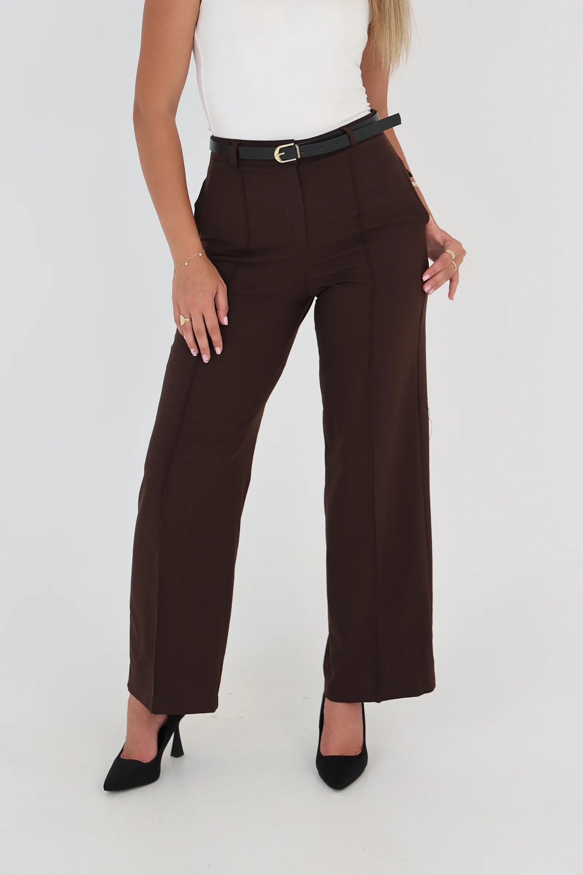 Pantallona with belt