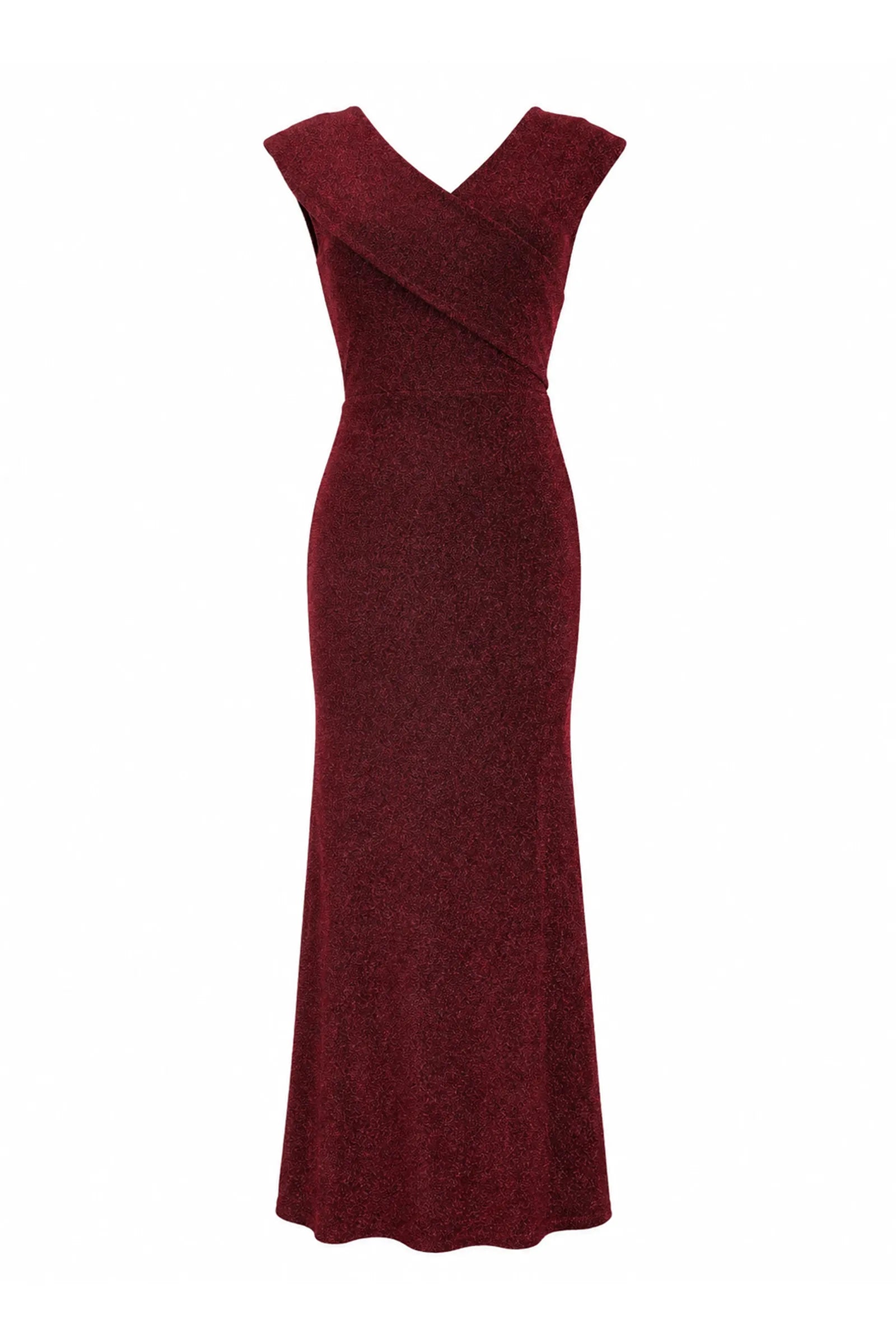 Fustan glitter magic burgungy