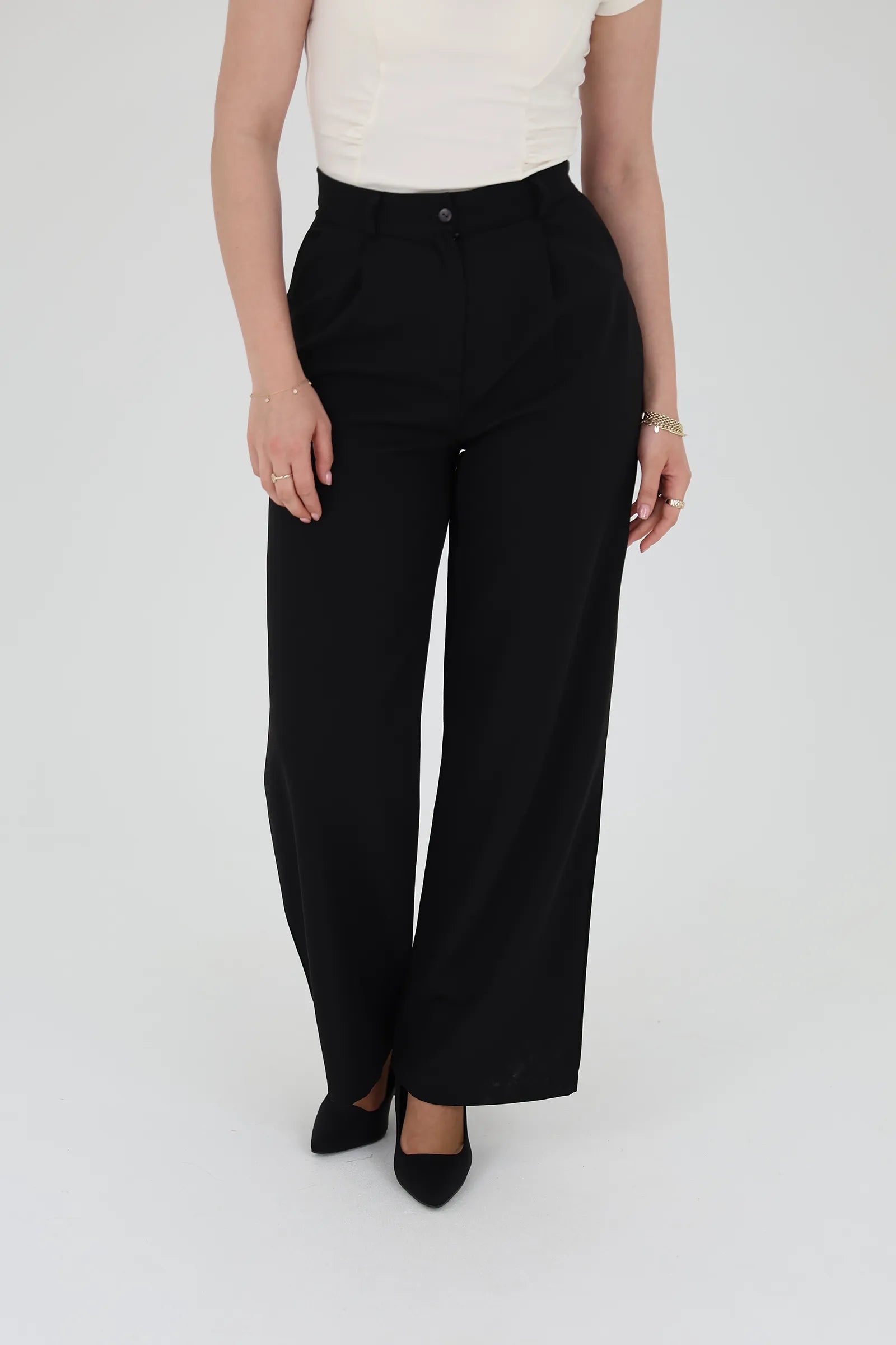 Pantallona wide leg