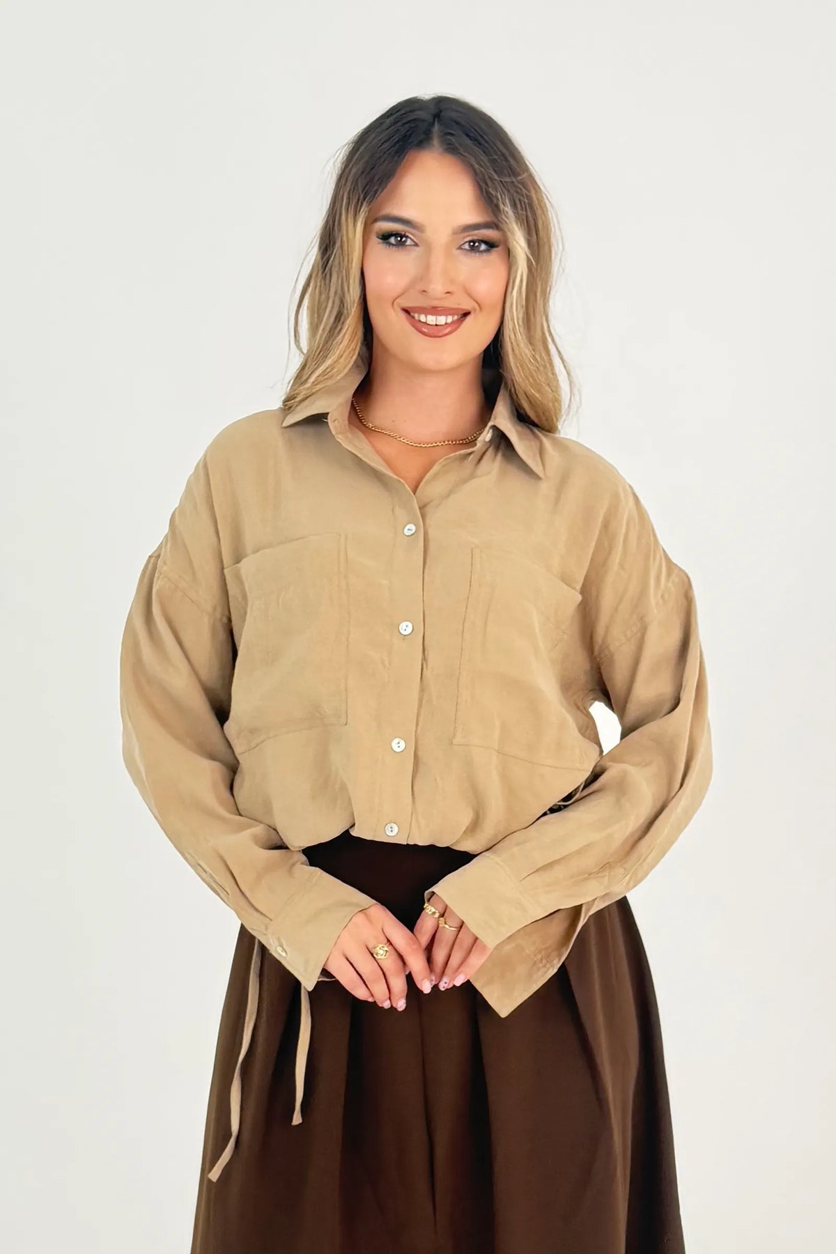 Kemishe long sleeve button-up