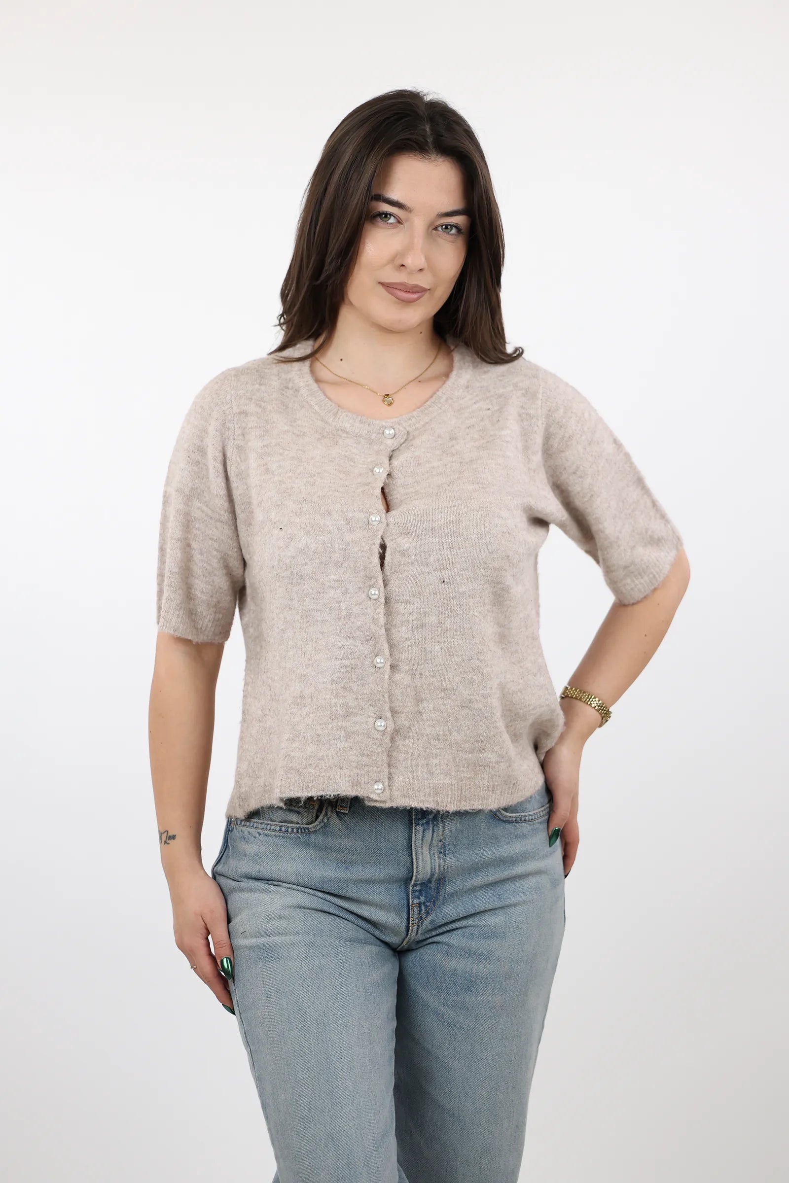 MAICË Button-Down Top