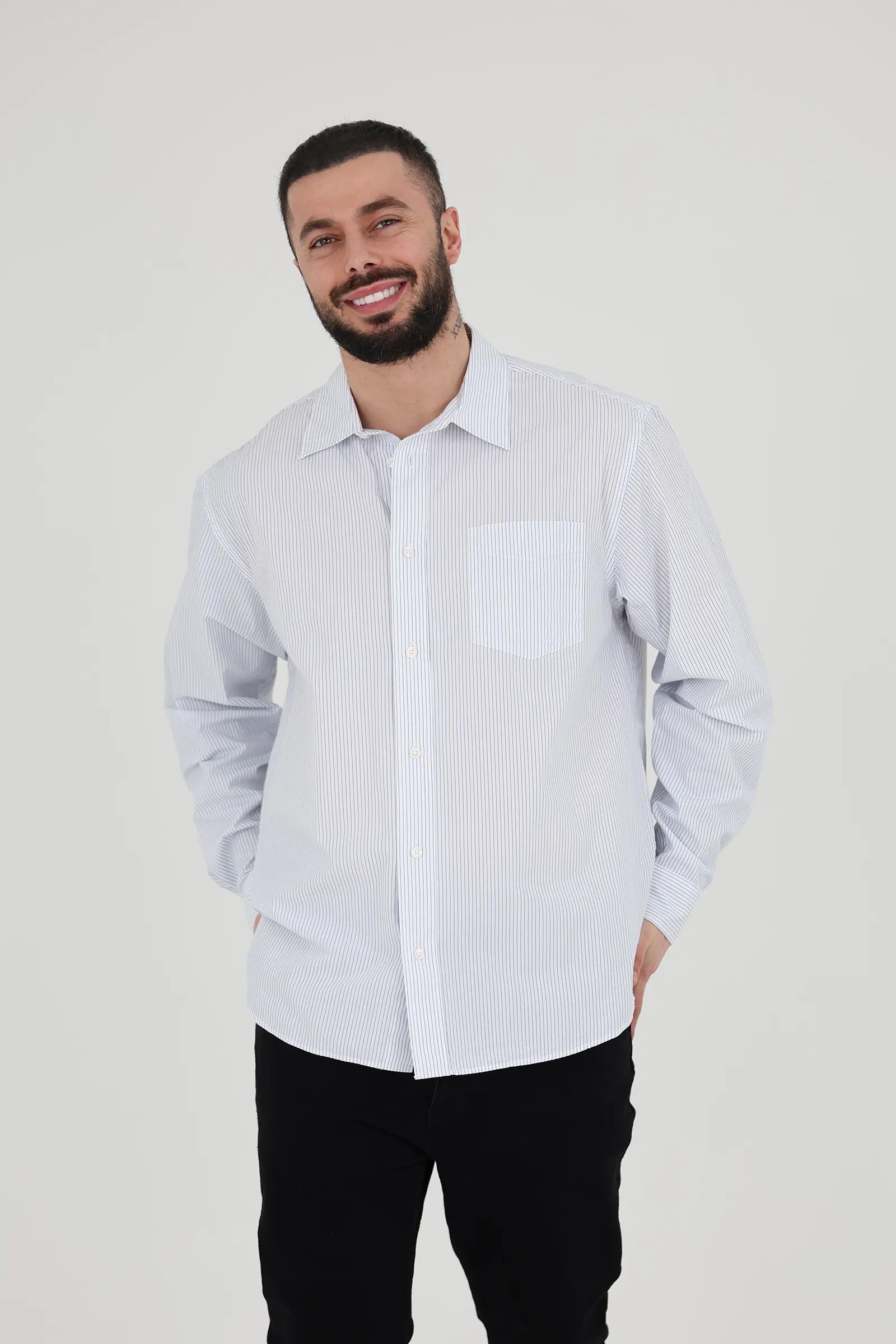 Kemishe striped shirt