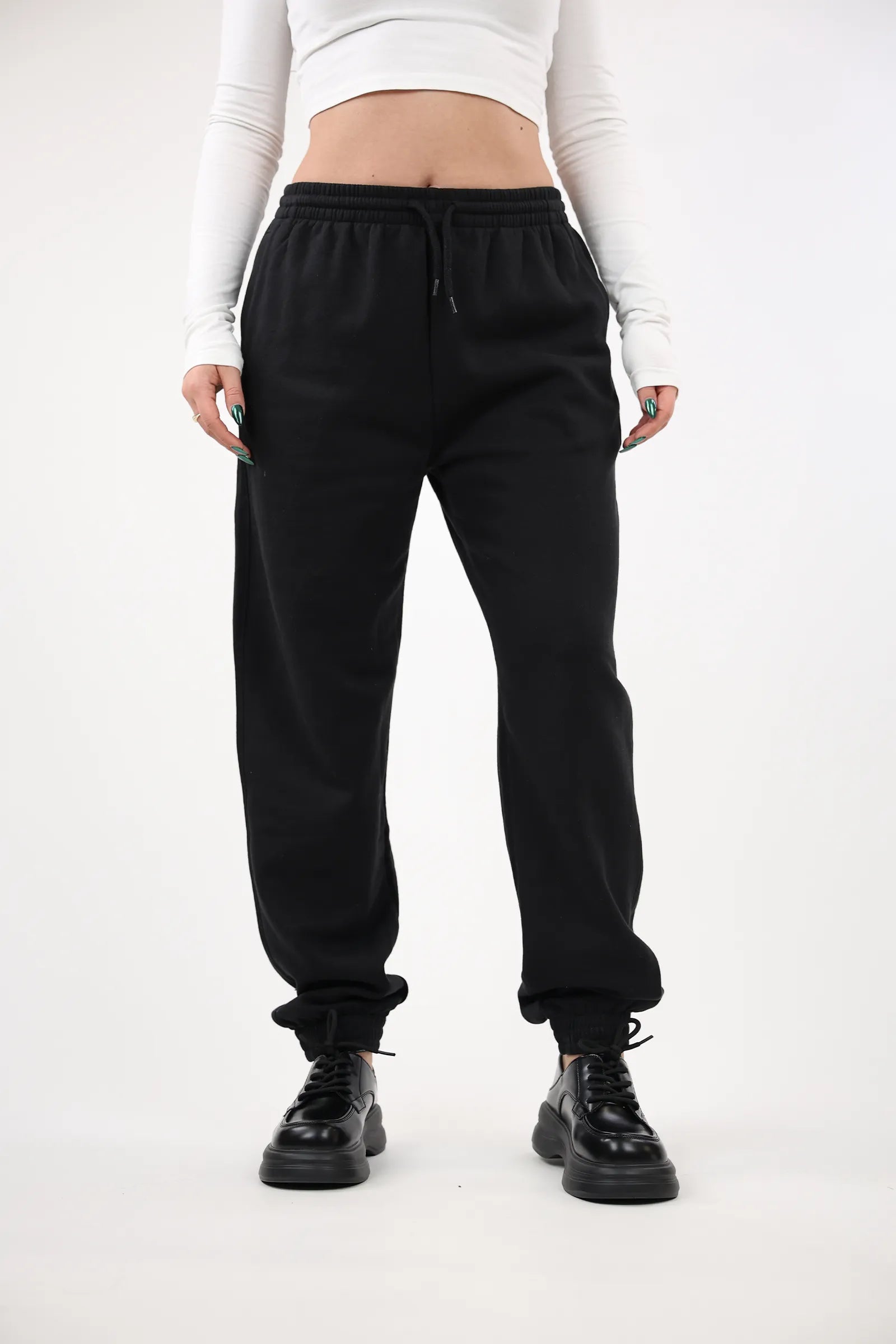 TRENERKA elastic waist fleece