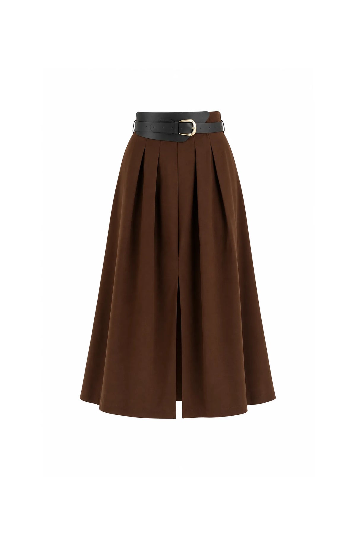 Fund  pleated midi skirt
