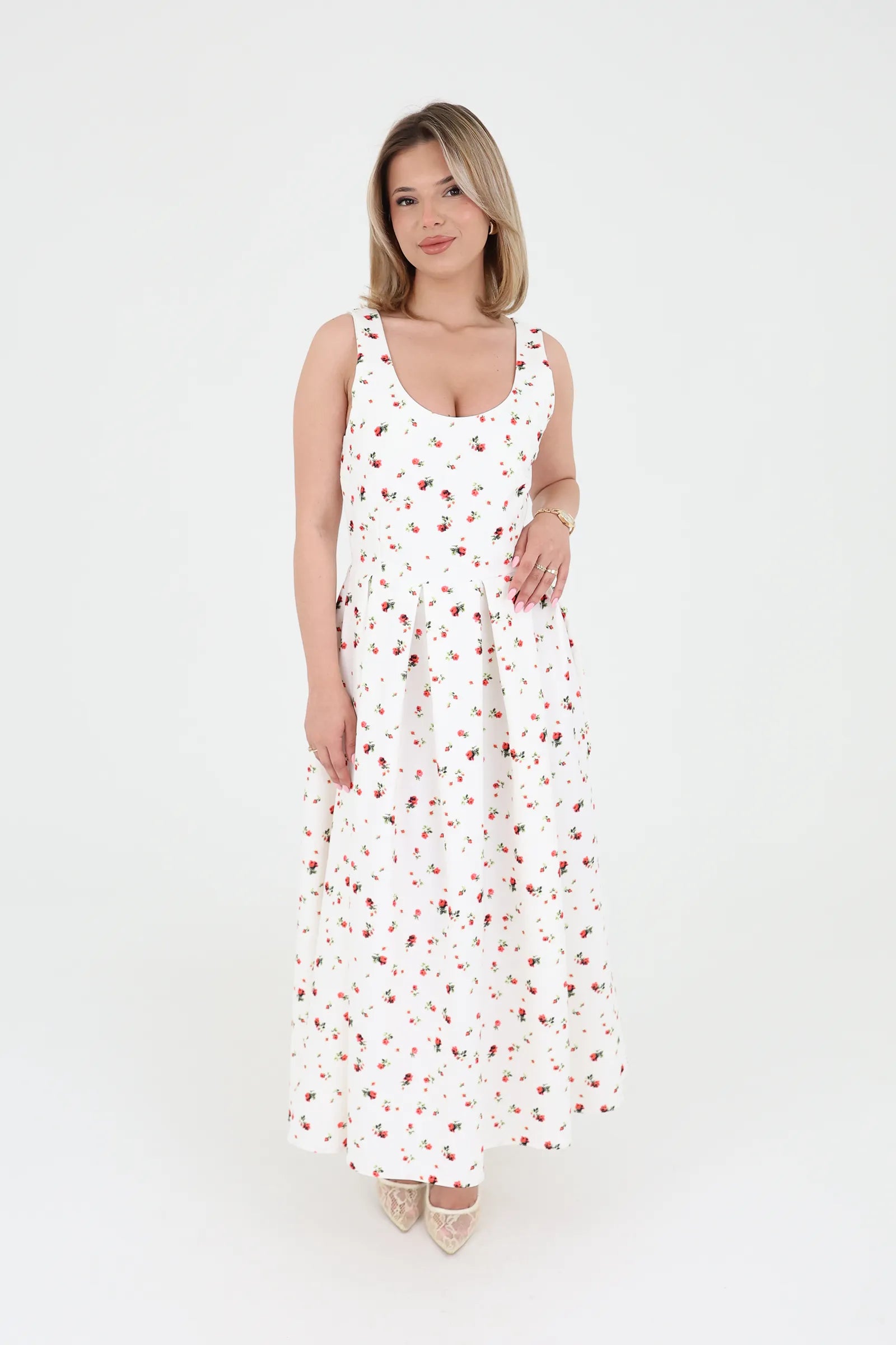 Fustan floral print