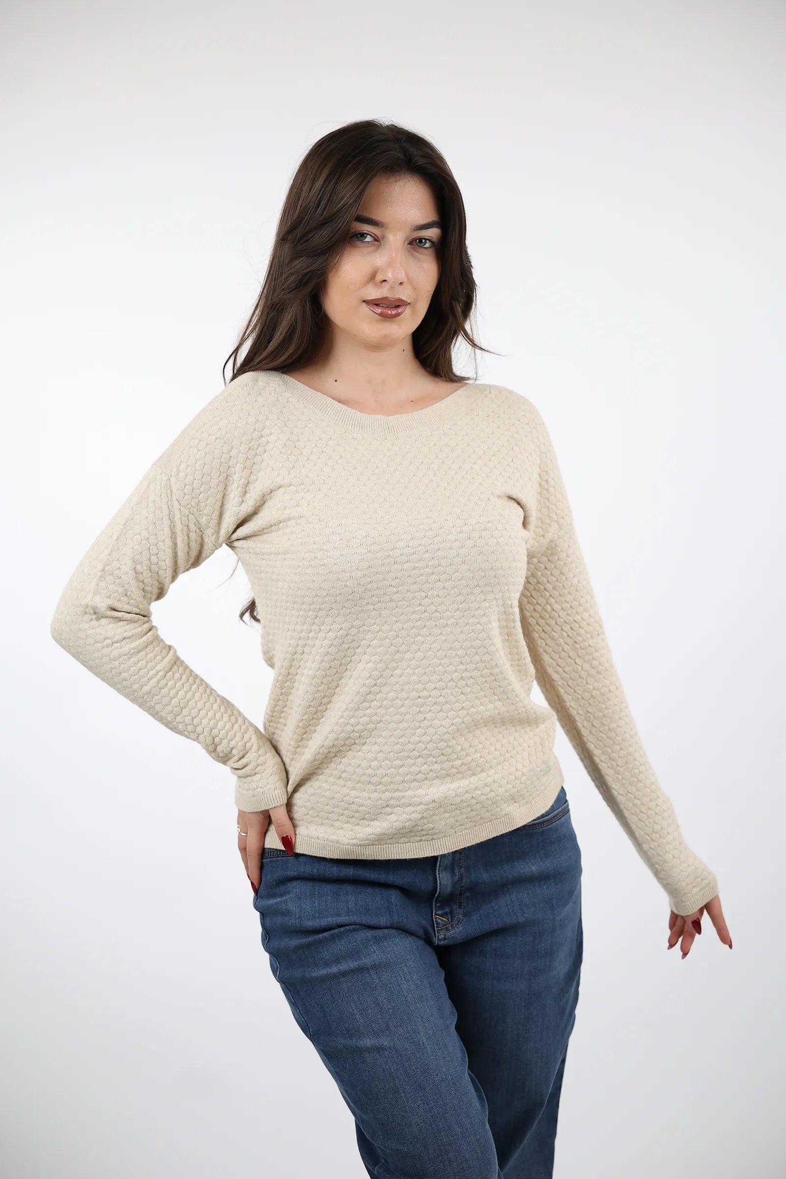 BLUZË Honeycomb Knit