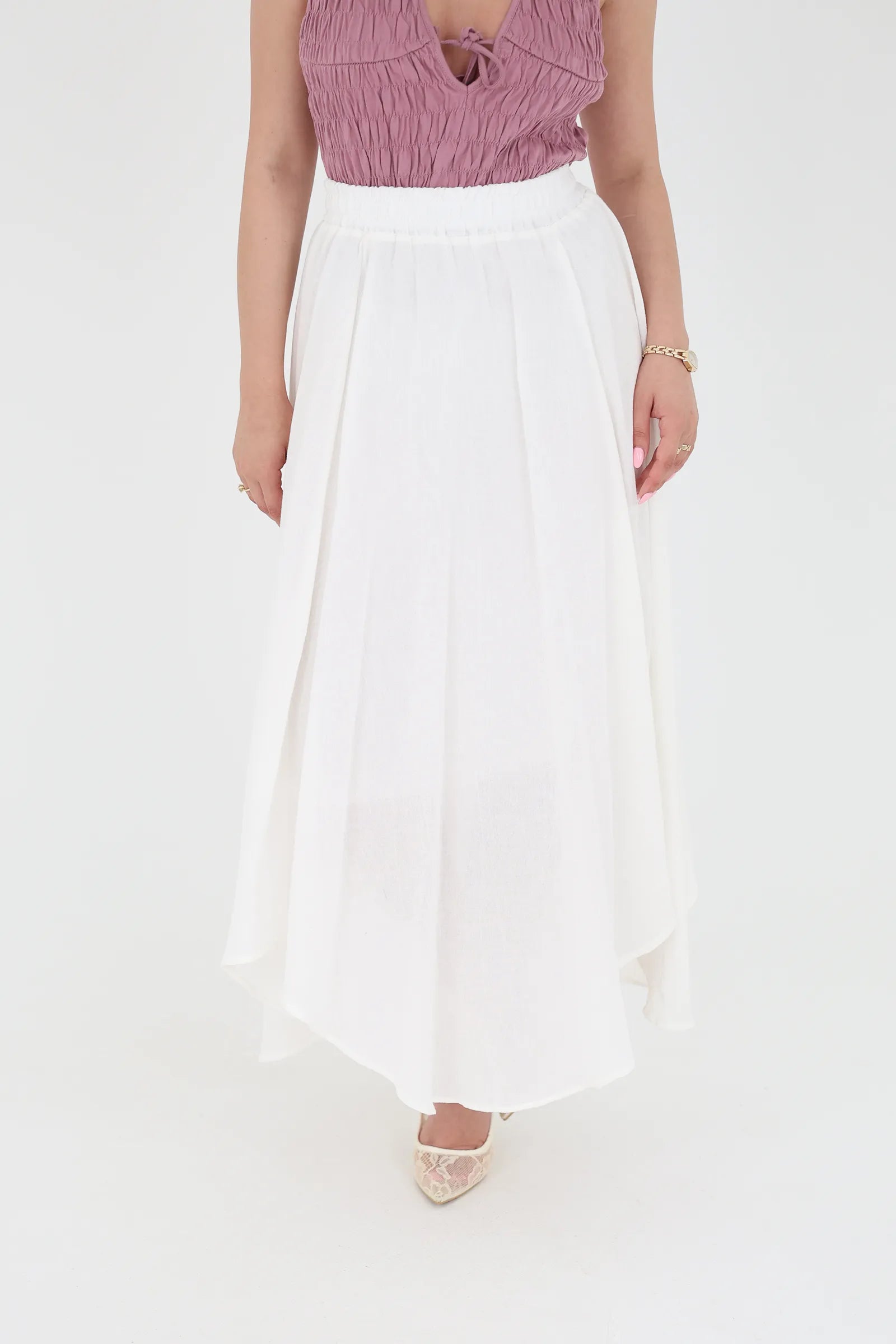 Fund flowy linen