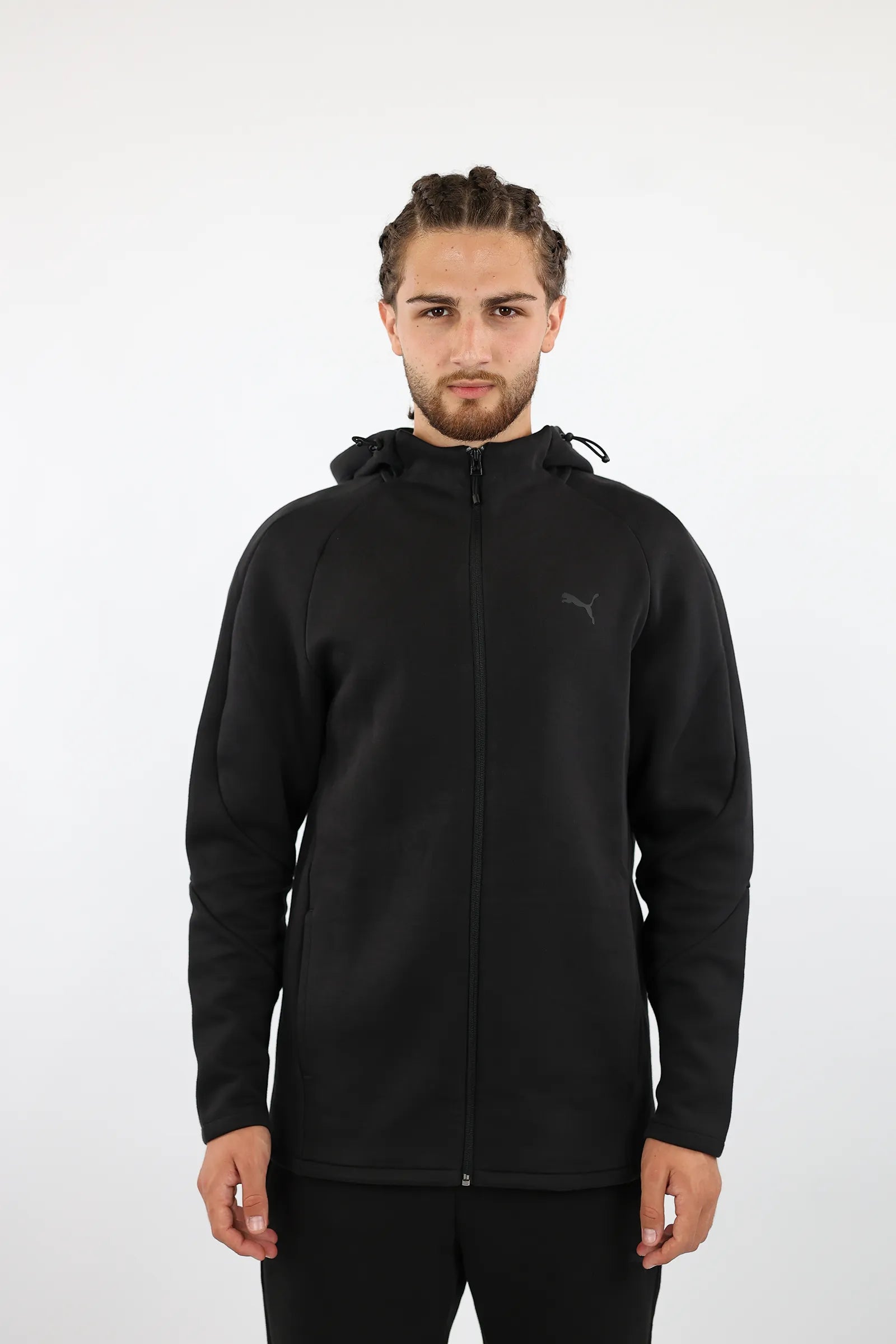 DUKS PUMA MEN'S EVOSTRIPE MOVE FULL ZIP HOODIE