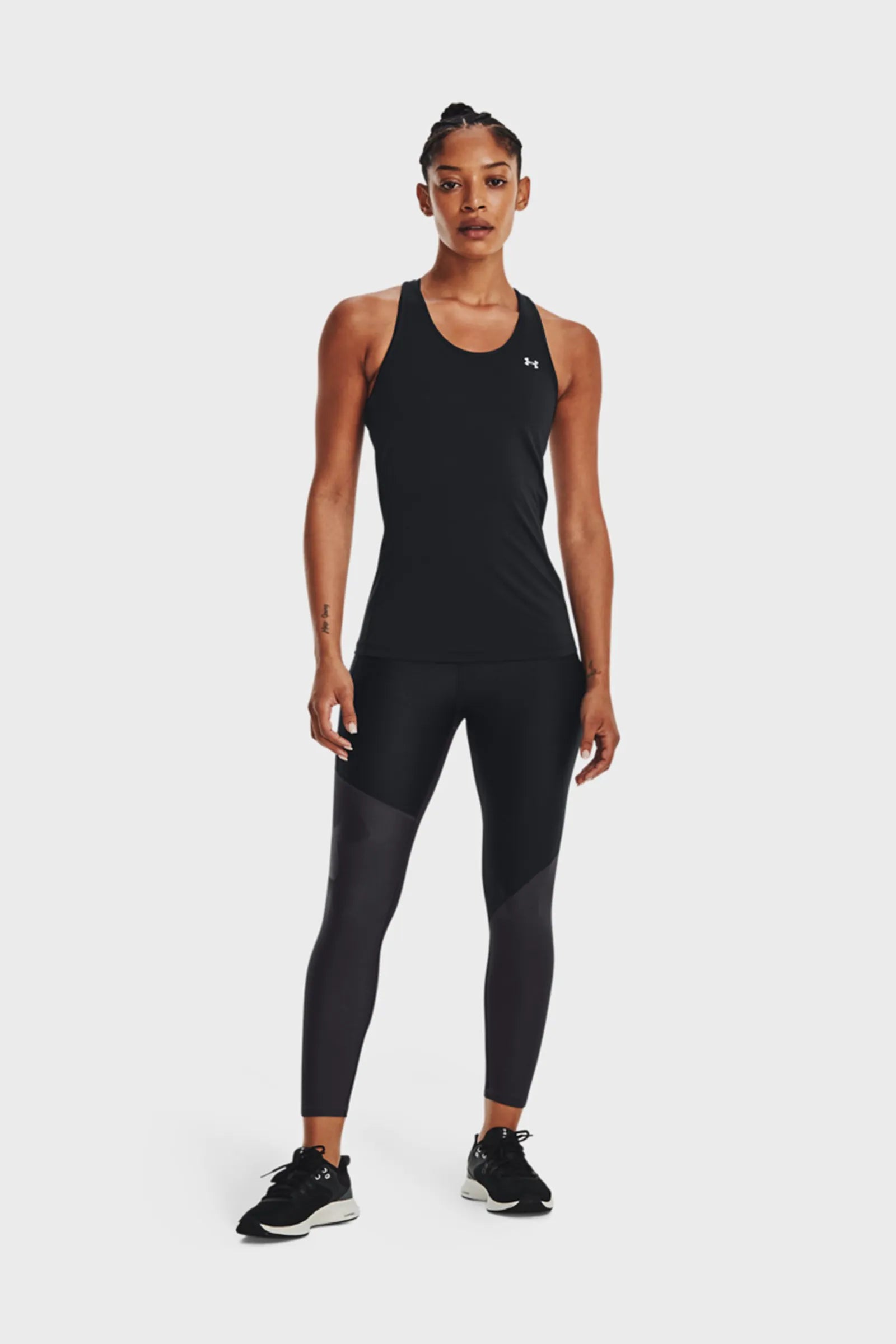 hellanke Under Armor  eggings Colorblock Ankle Leg-BLK  373936-001