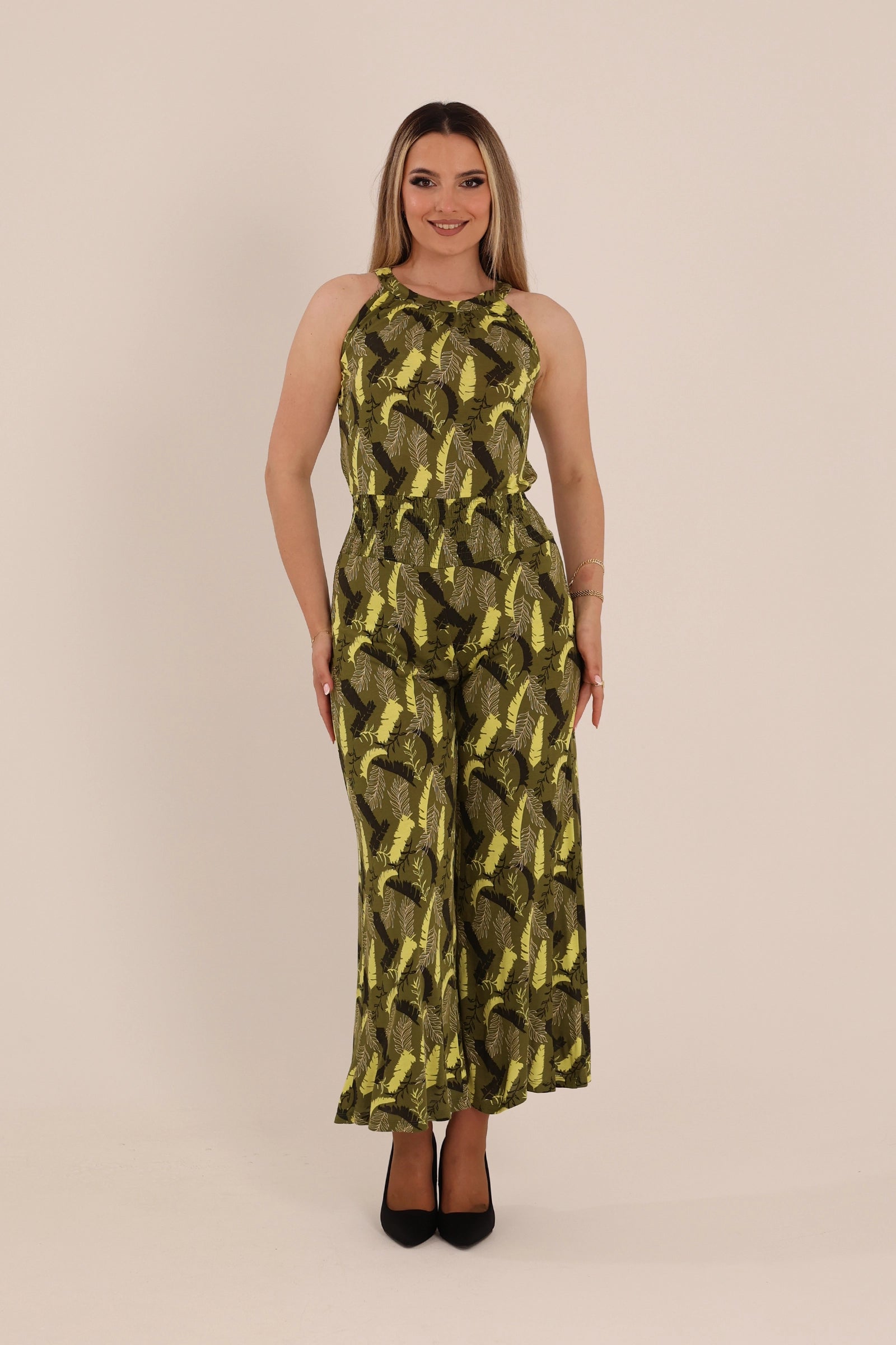 Kombinezon floral print