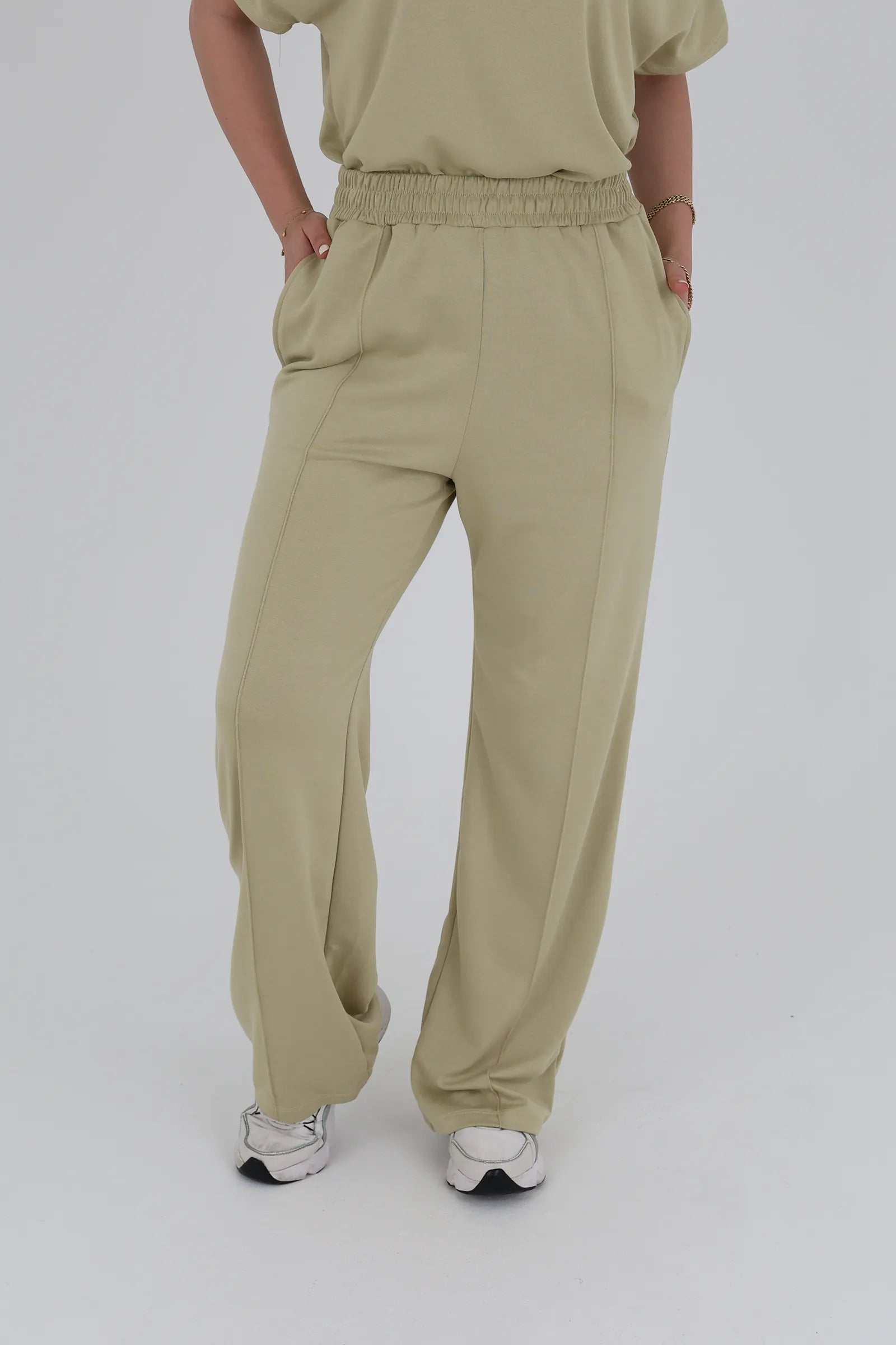 Trenerka wide leg joggers
