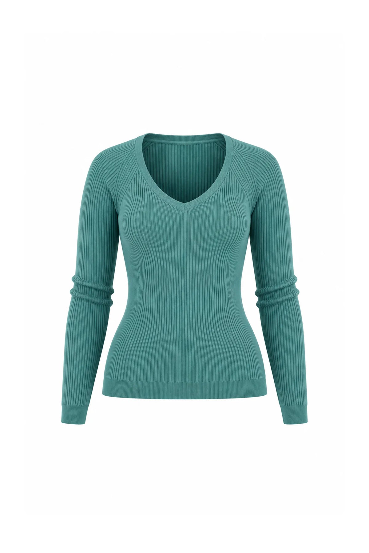 Bluze v-neck knit