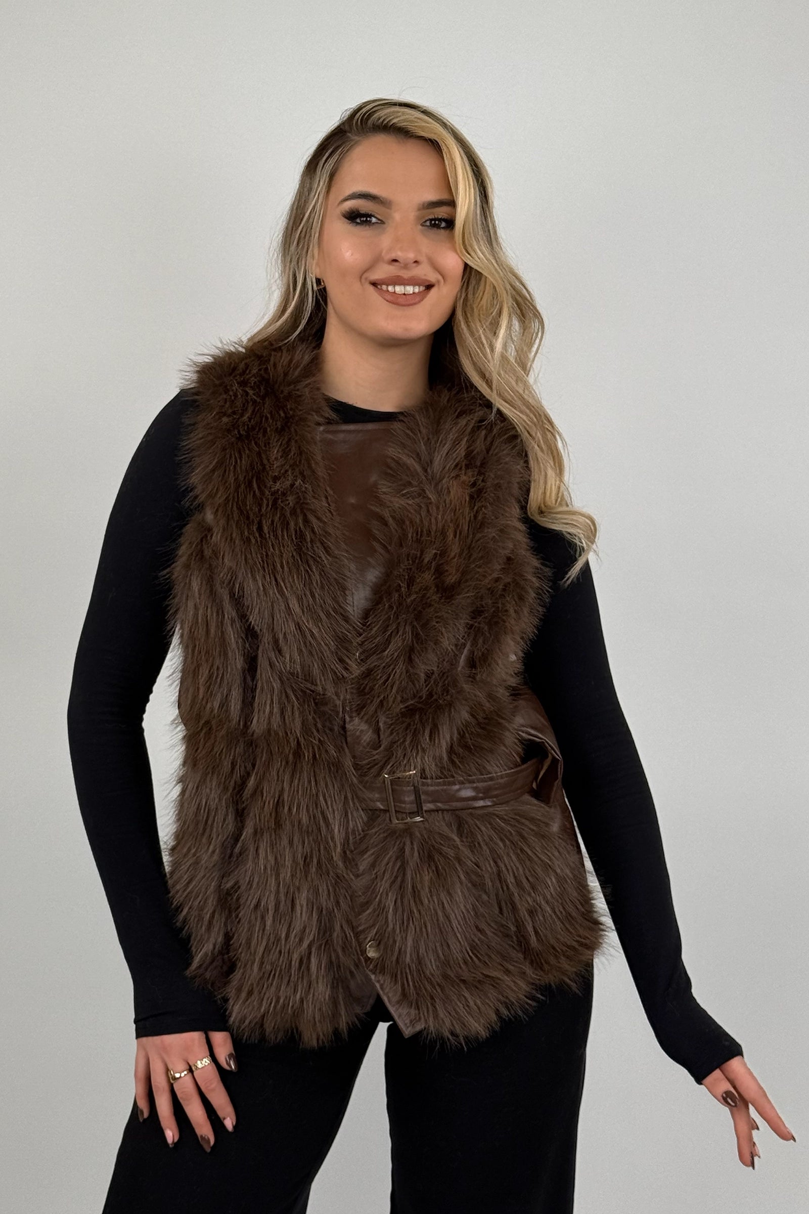 Jelek fur body warmer