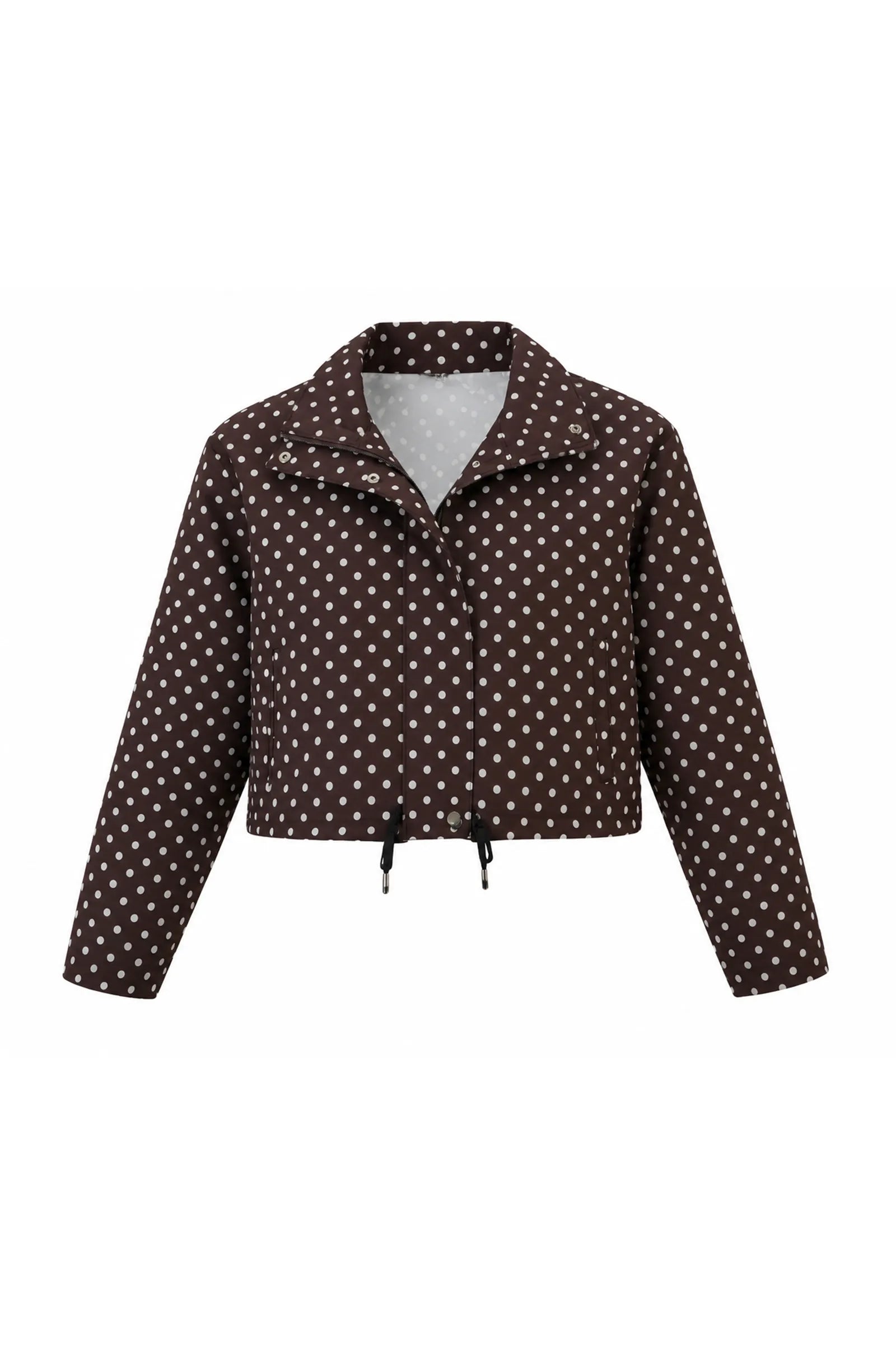 Jakne brown crop coat