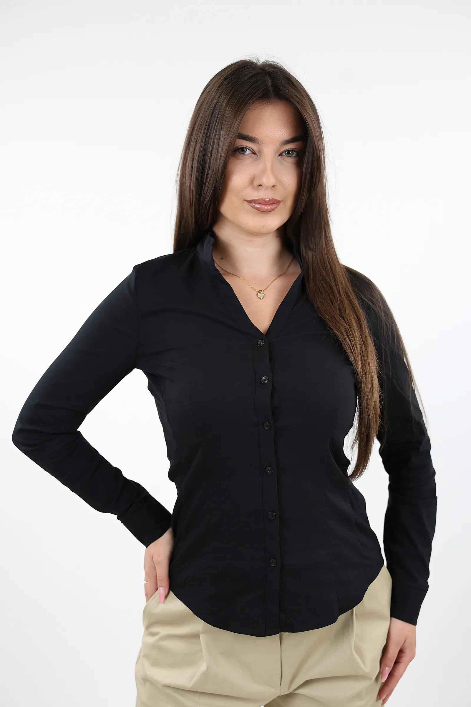 KËMISHË STAND UP COLLAR