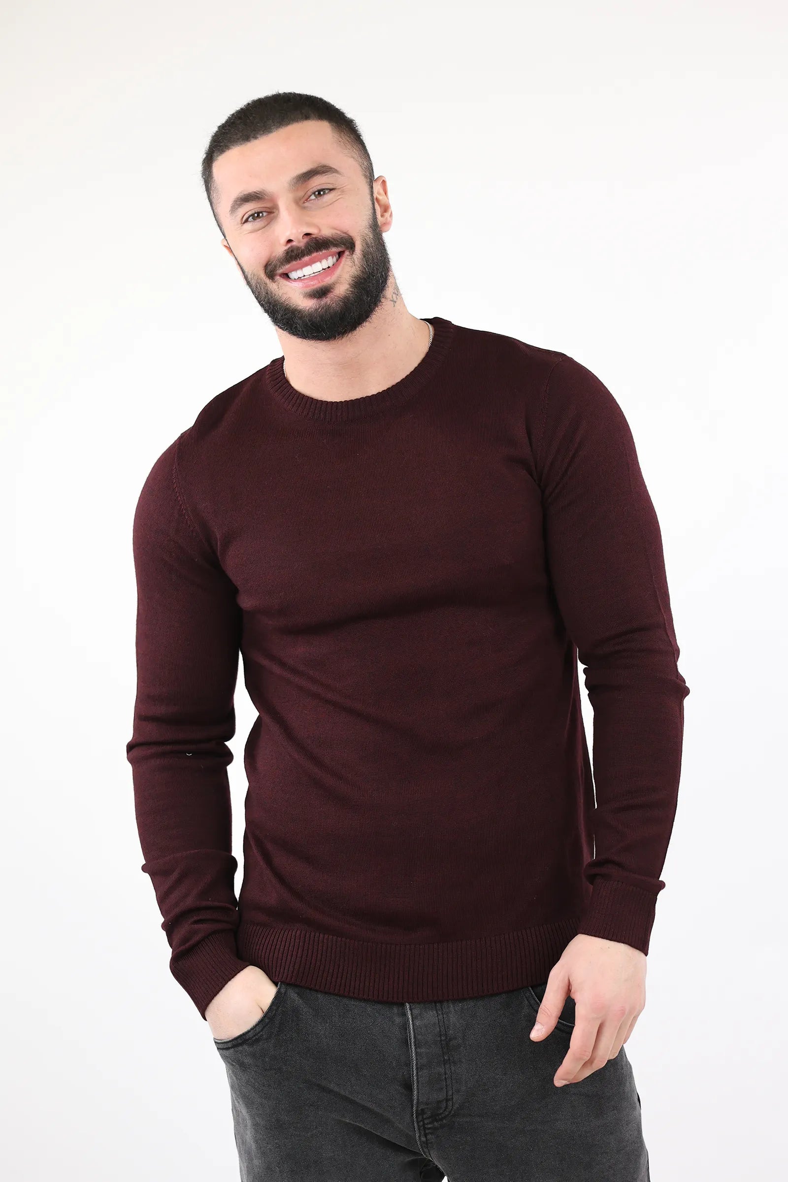 XHEMPER SLIM FIT Crewneck