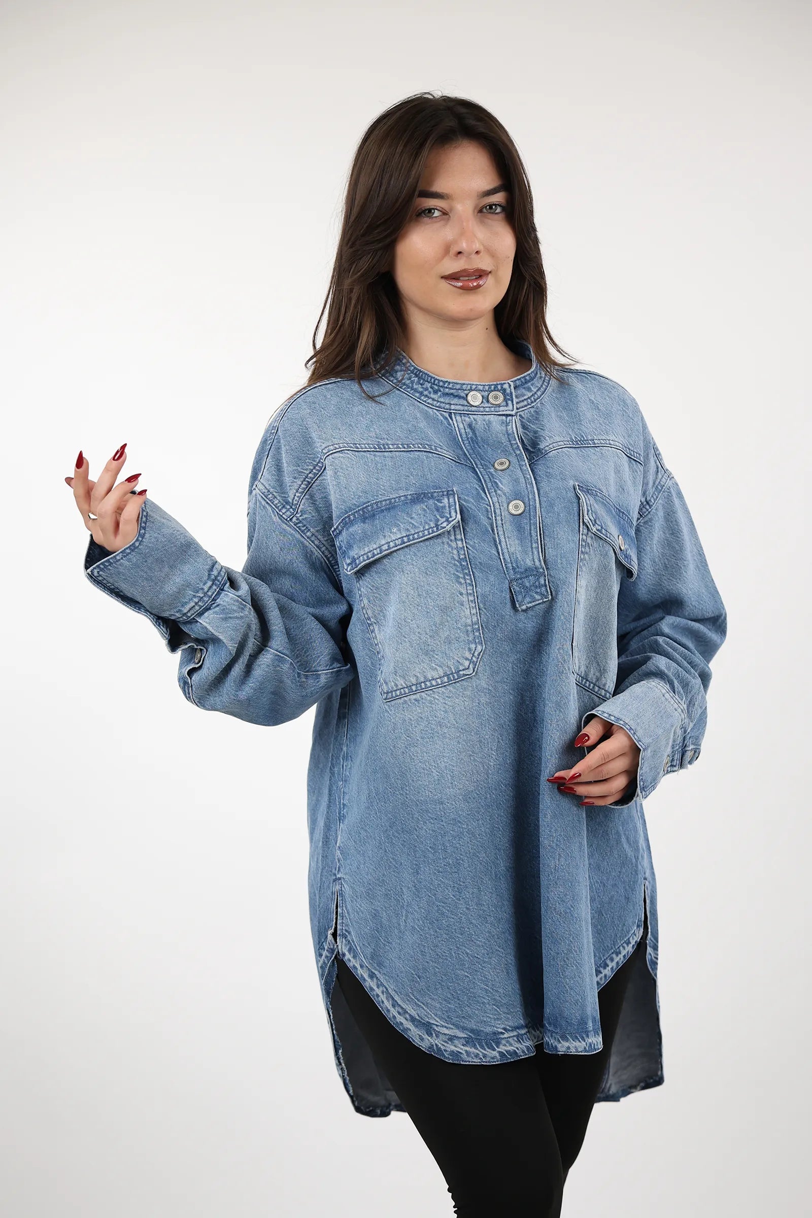 KËMISHË Oversized Denim