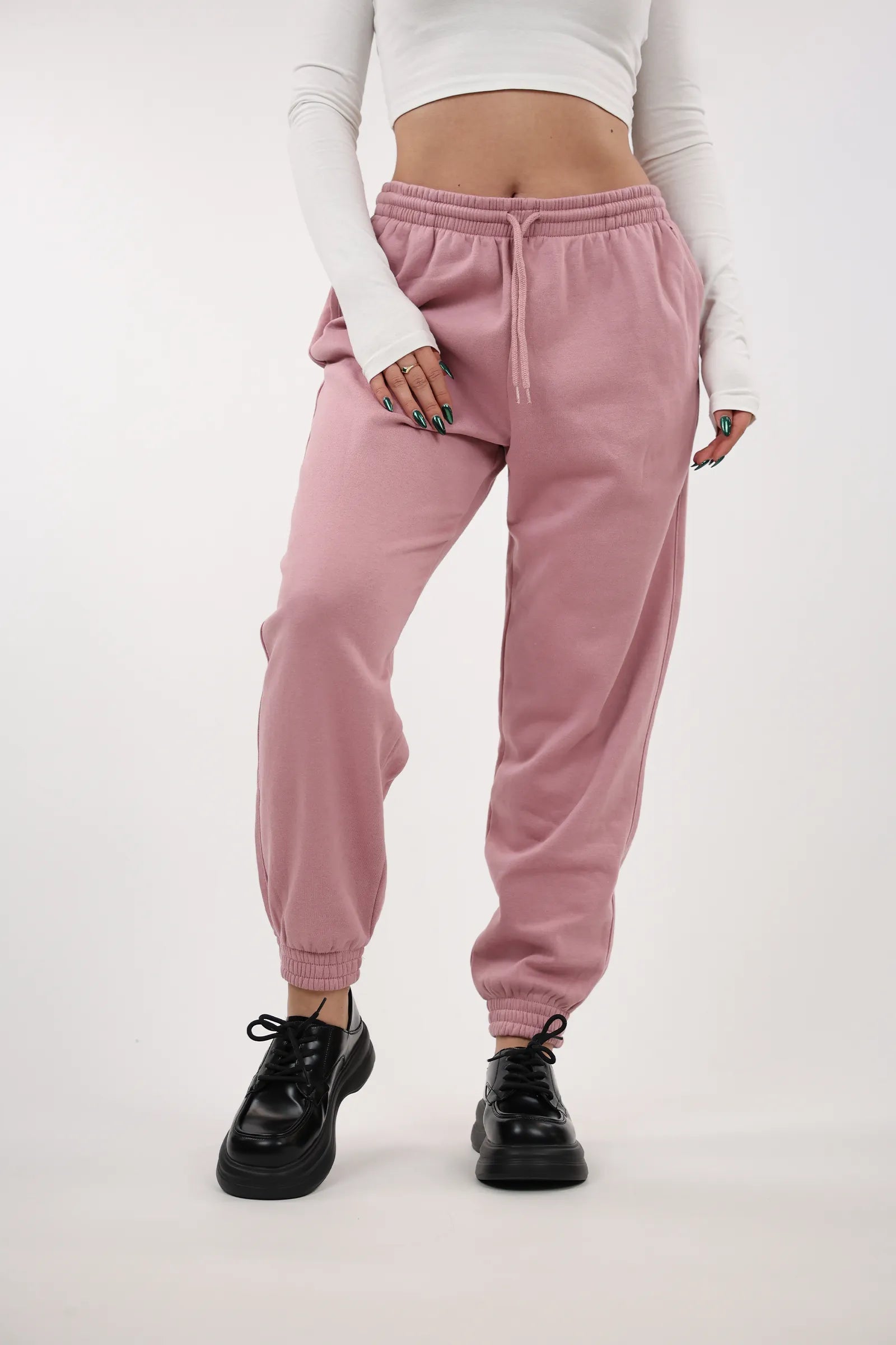 TRENERKA elastic waist fleece