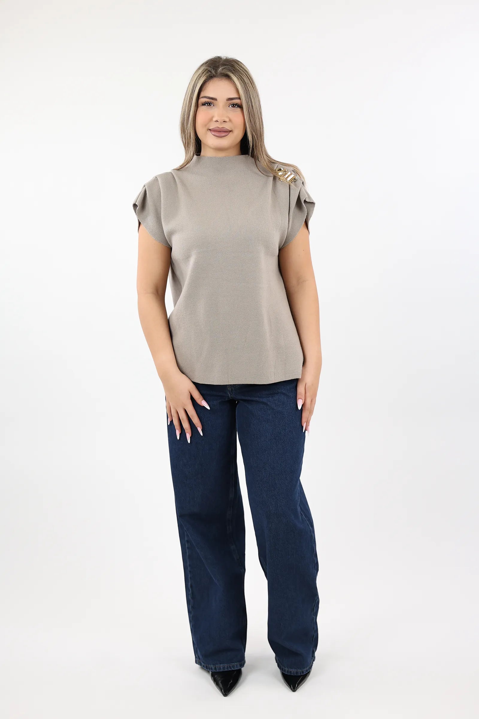 MAICË CAP SLEEVE TOP