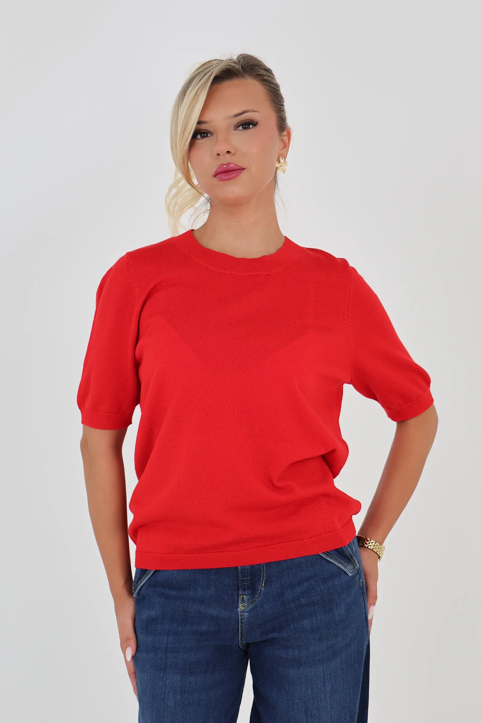 Maice knit tee