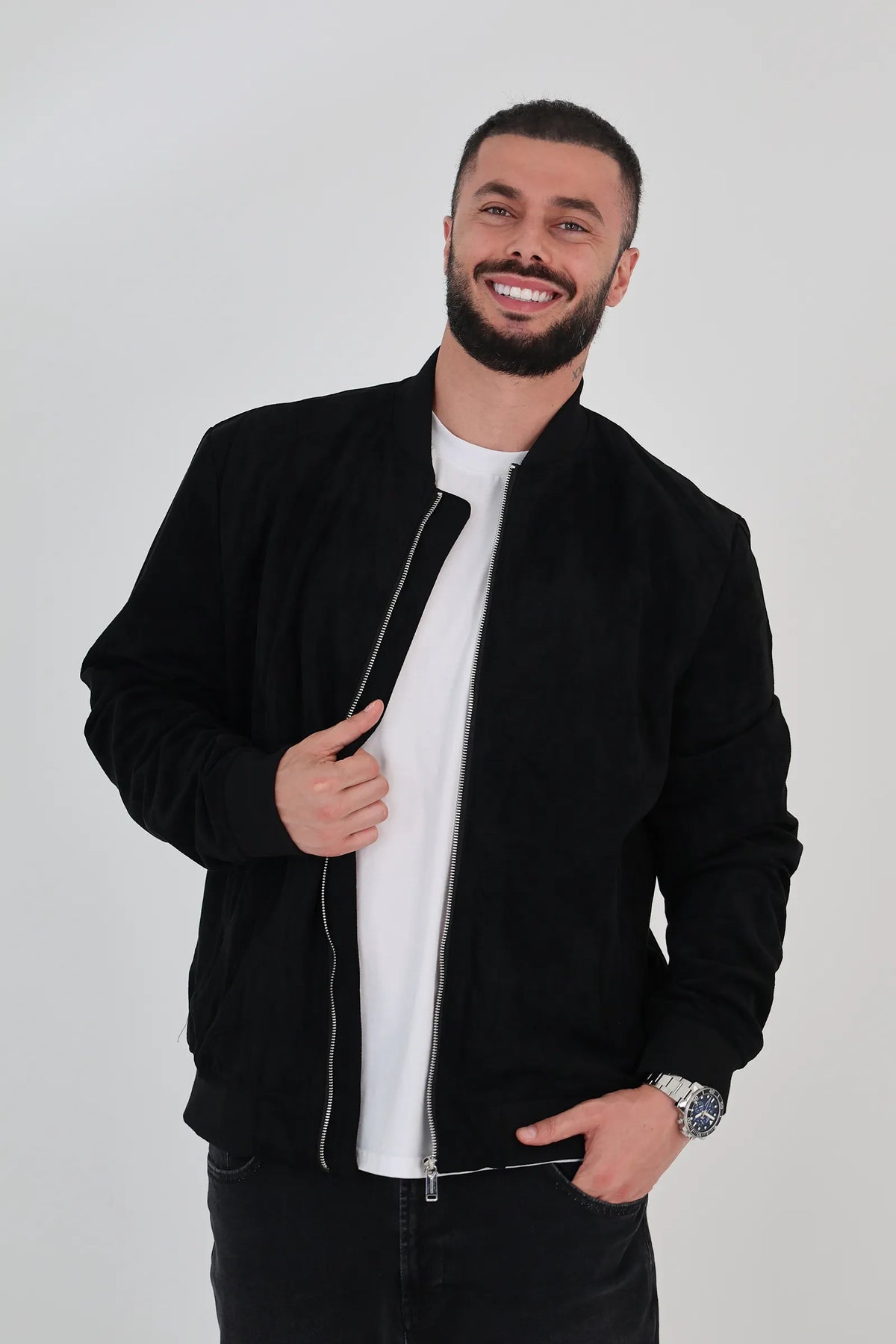Jakne suede bomber