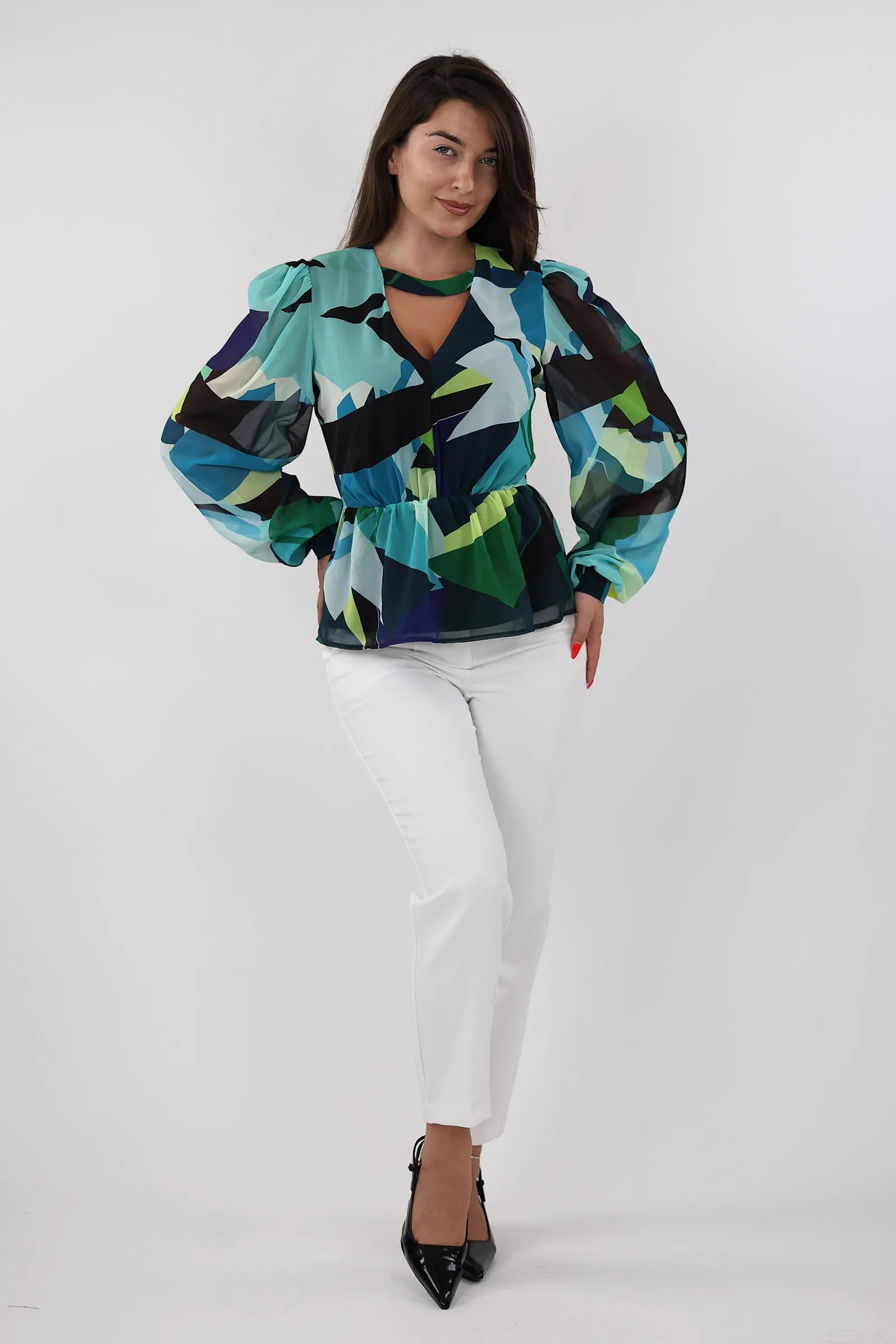 BLUZË PRINTED SATIN