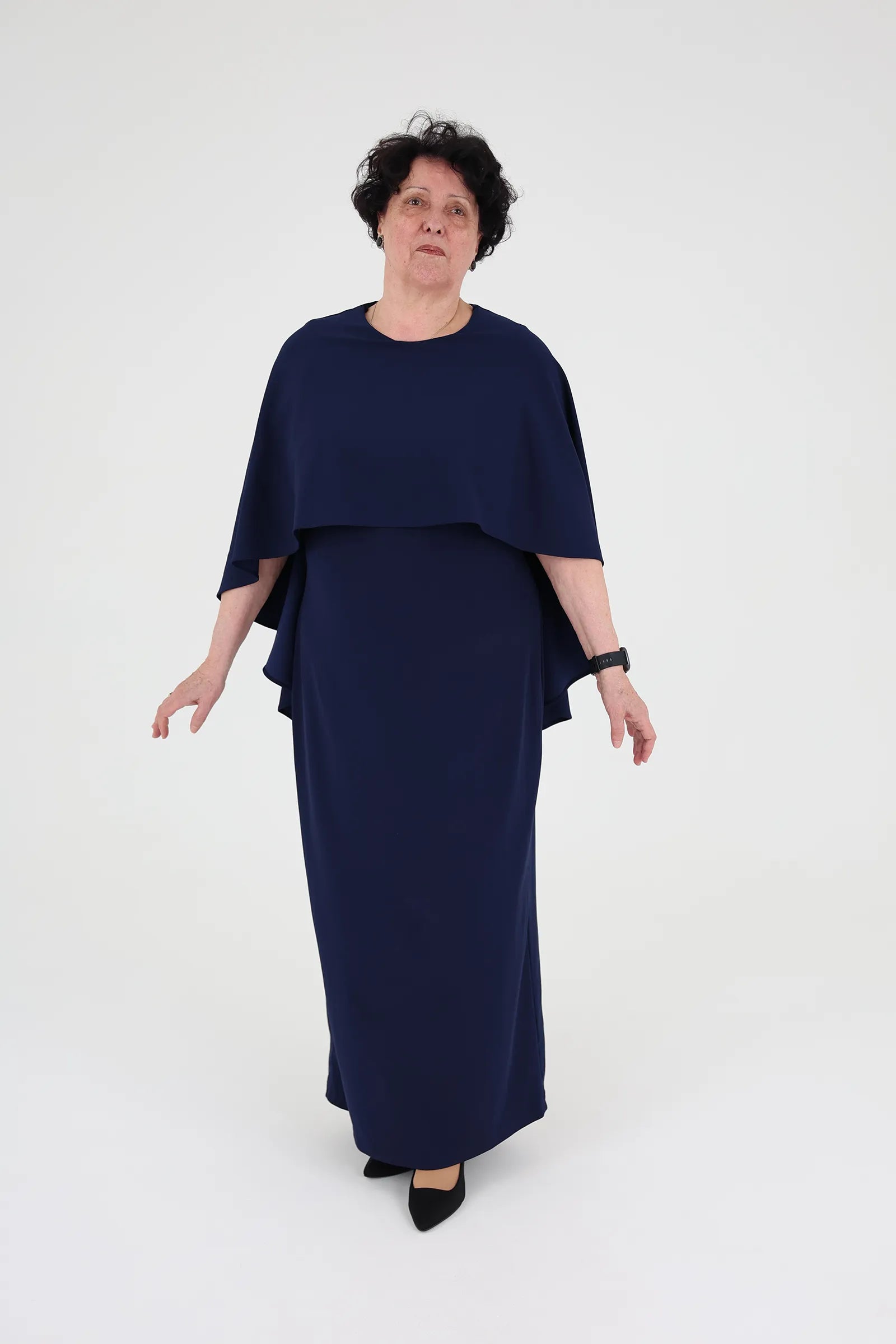 Fustan navy elegante