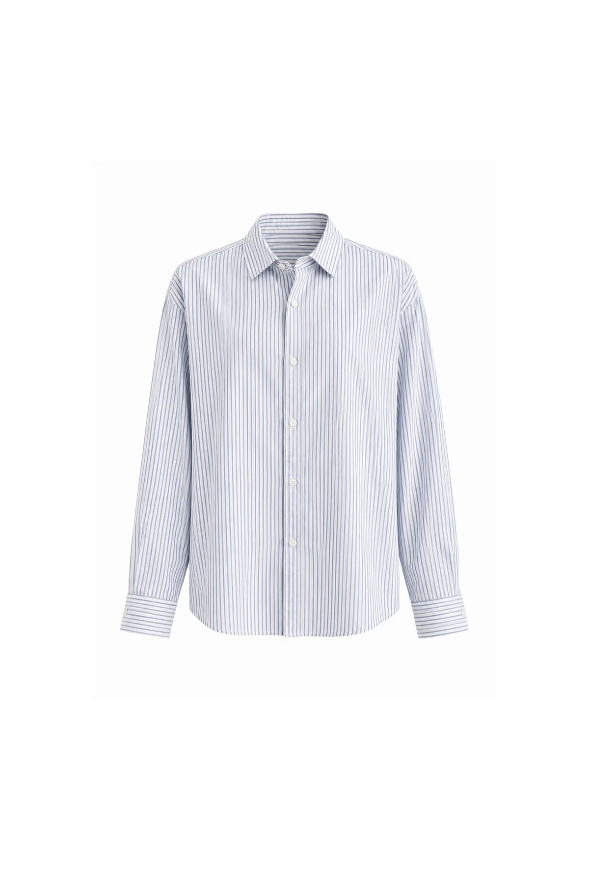 Kemishe blue and white stripe