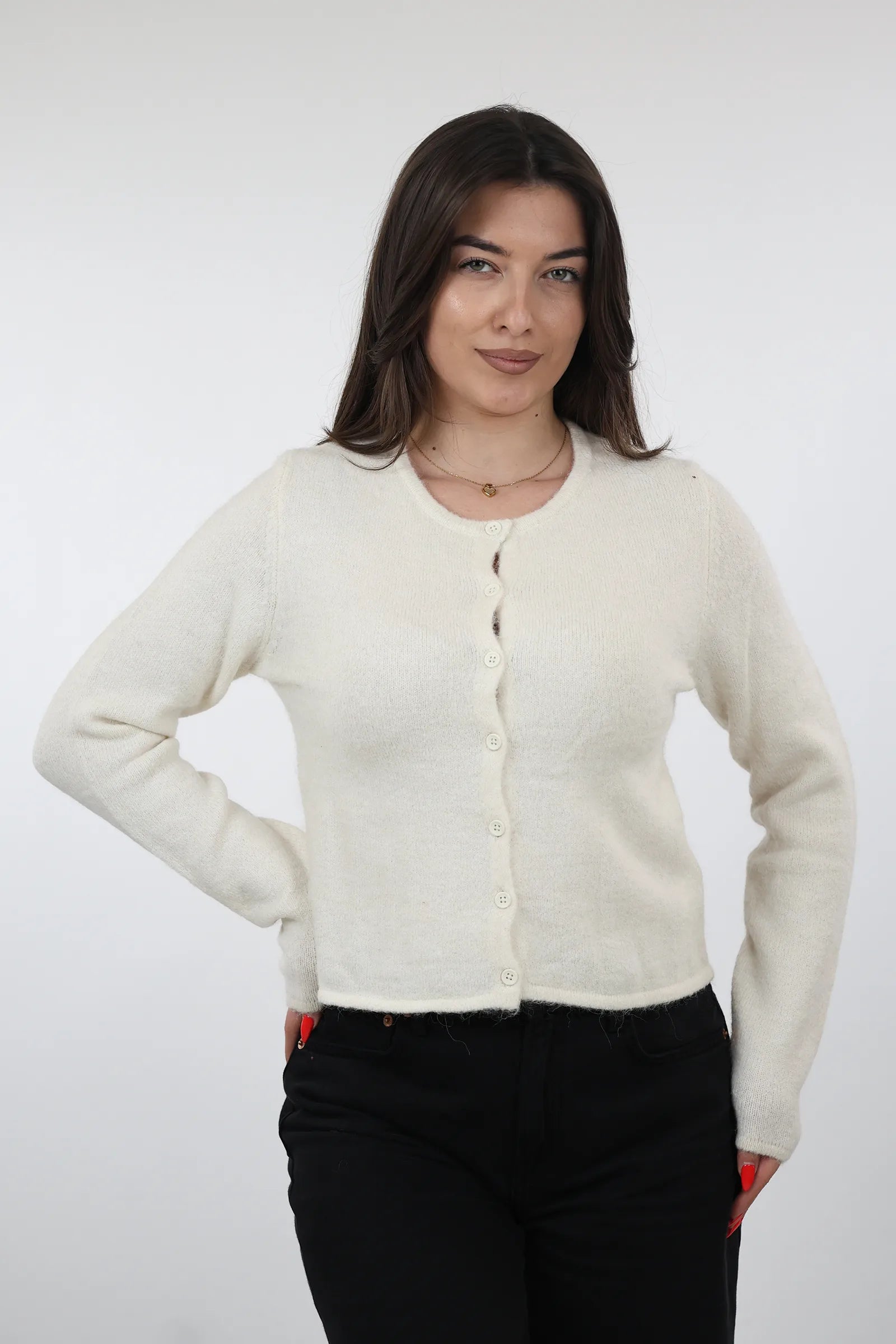 XHEMPER Button Cardigan