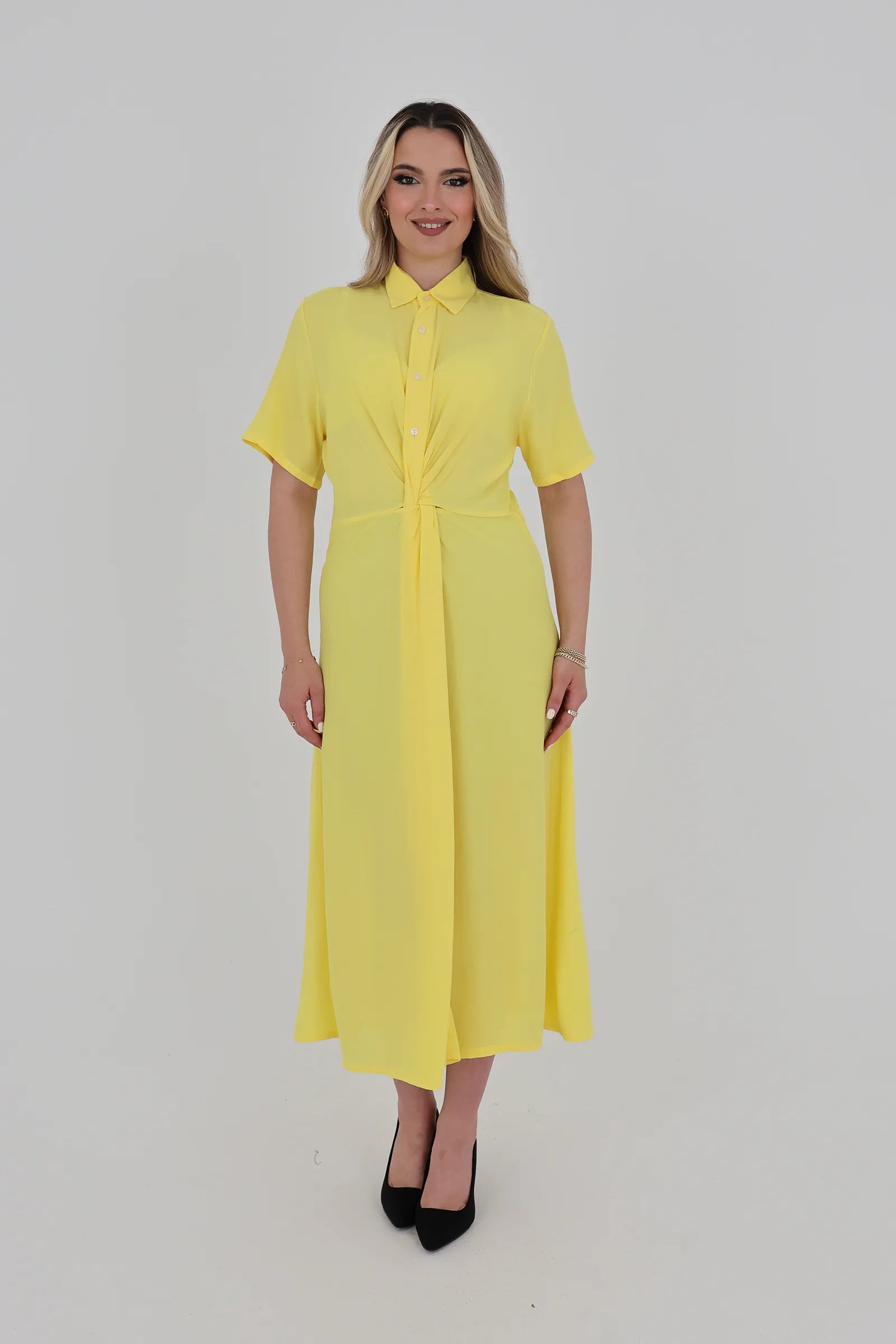 Fustan twist-front