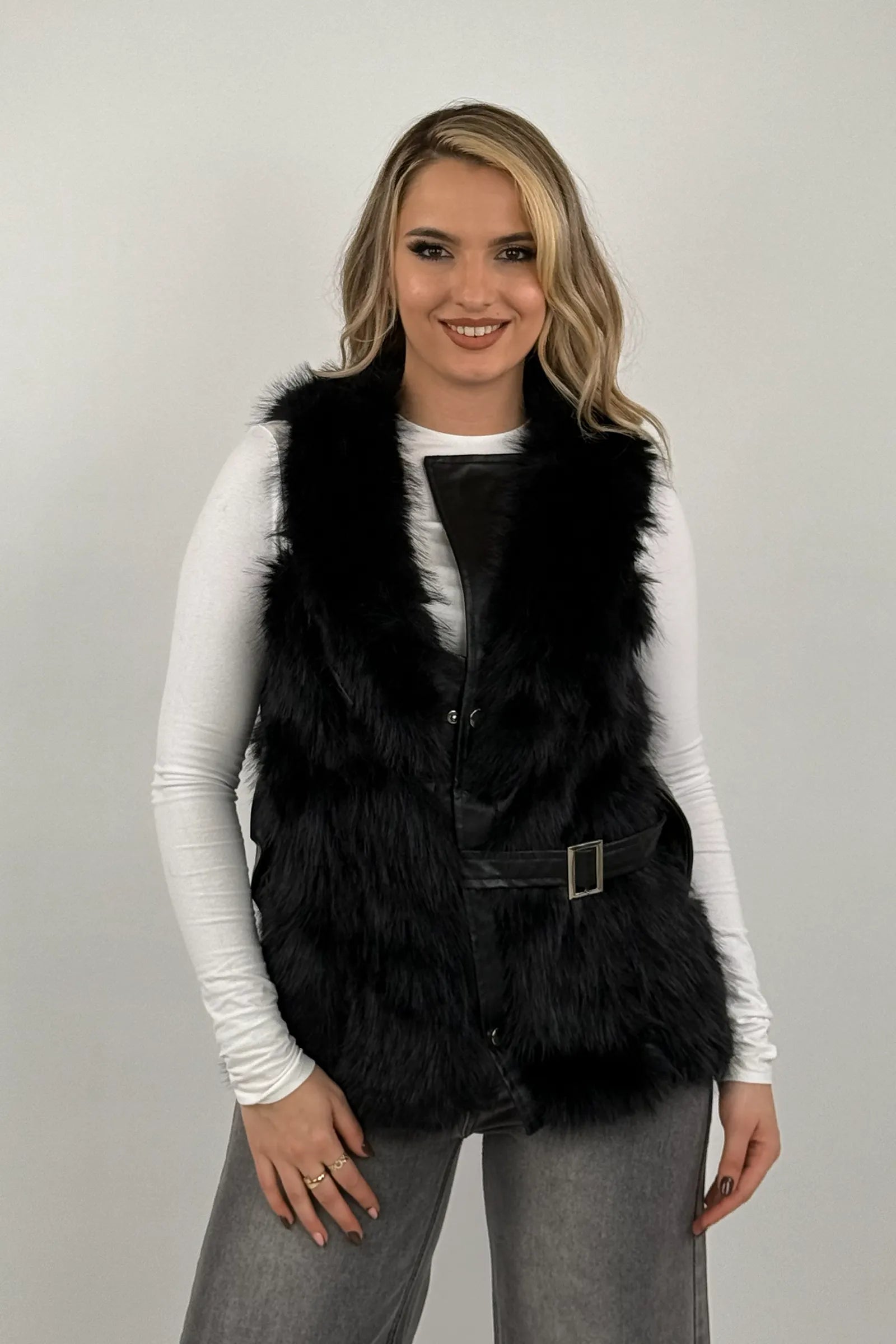 Jelek fur body warmer