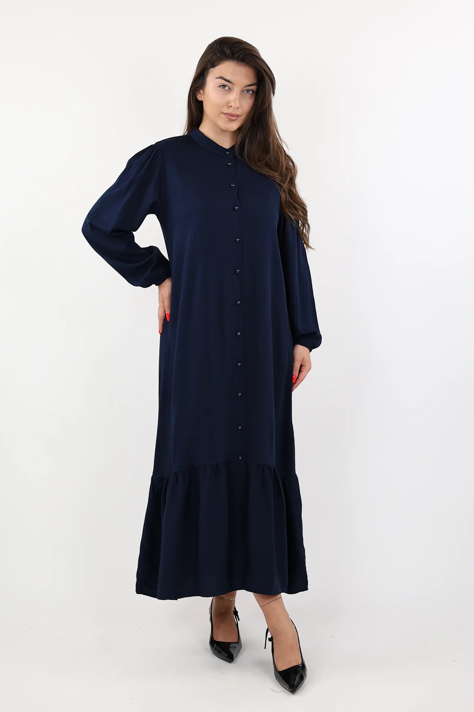 FUSTAN BUTTON MAXI